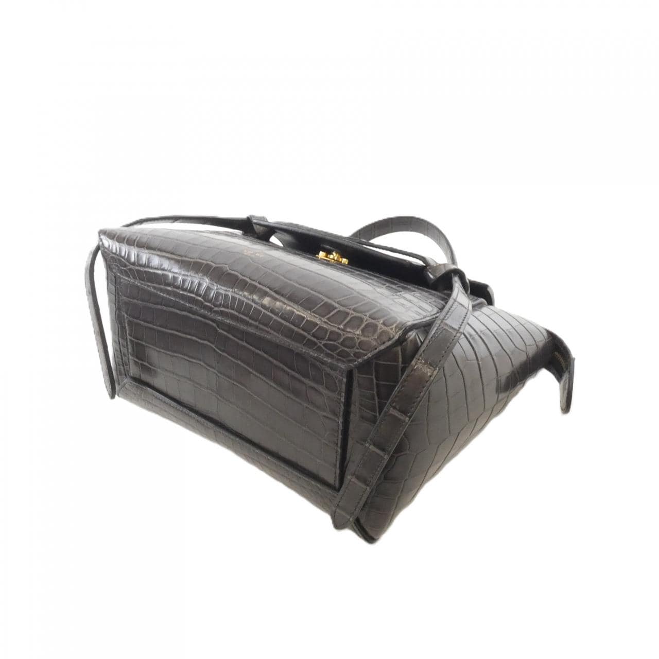 CELINE Belt Bag 180153 Bag Crocodile Grey Crocodile - Thumbnail 3