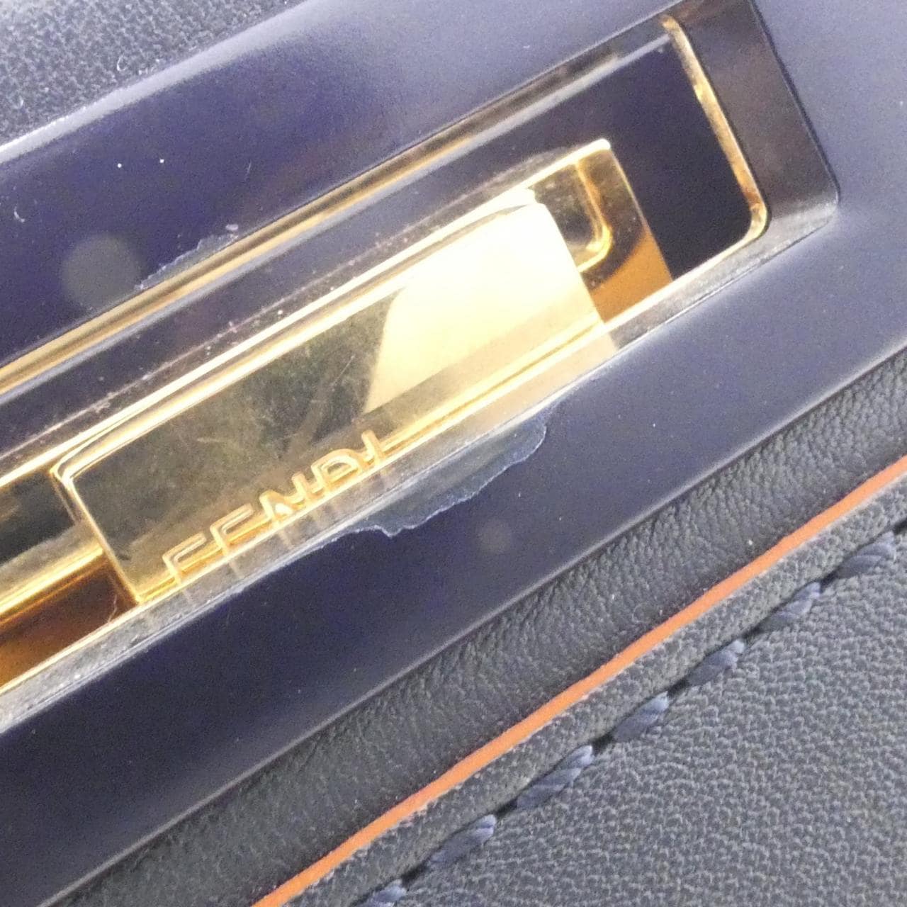 FENDI Peekaboo 8BN290 5AV Bag 黑色 中古品B - 縮圖 3