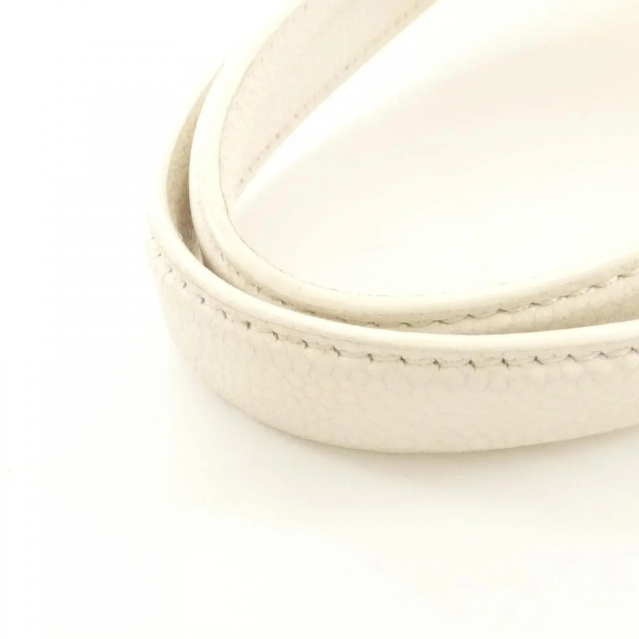 CHANEL Handbag Caviar Leather White Caviar Leather Rank B - Thumbnail 5