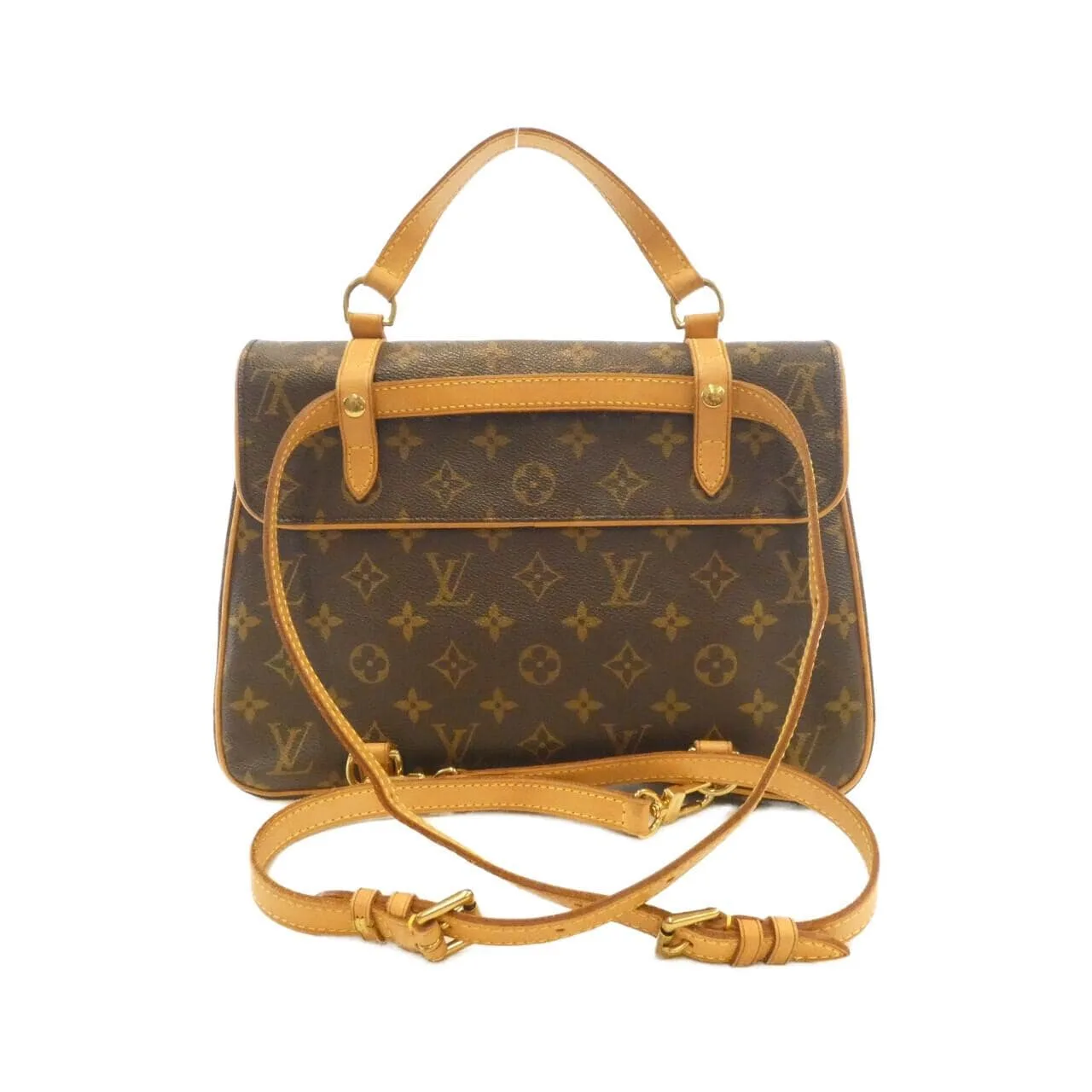 LOUIS VUITTON M51158 Backpack Monogram 黑色 Monogram 中古品B - 縮圖 2