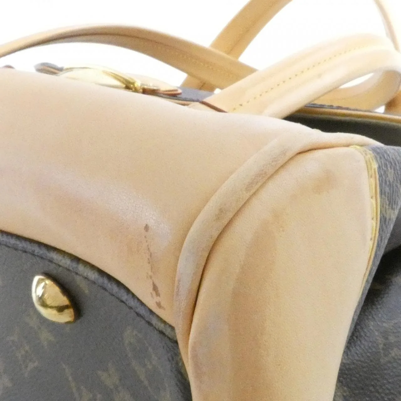 LOUIS VUITTON M40120 Shoulder Monogram 黑色 Monogram 中古品B - 縮圖 3