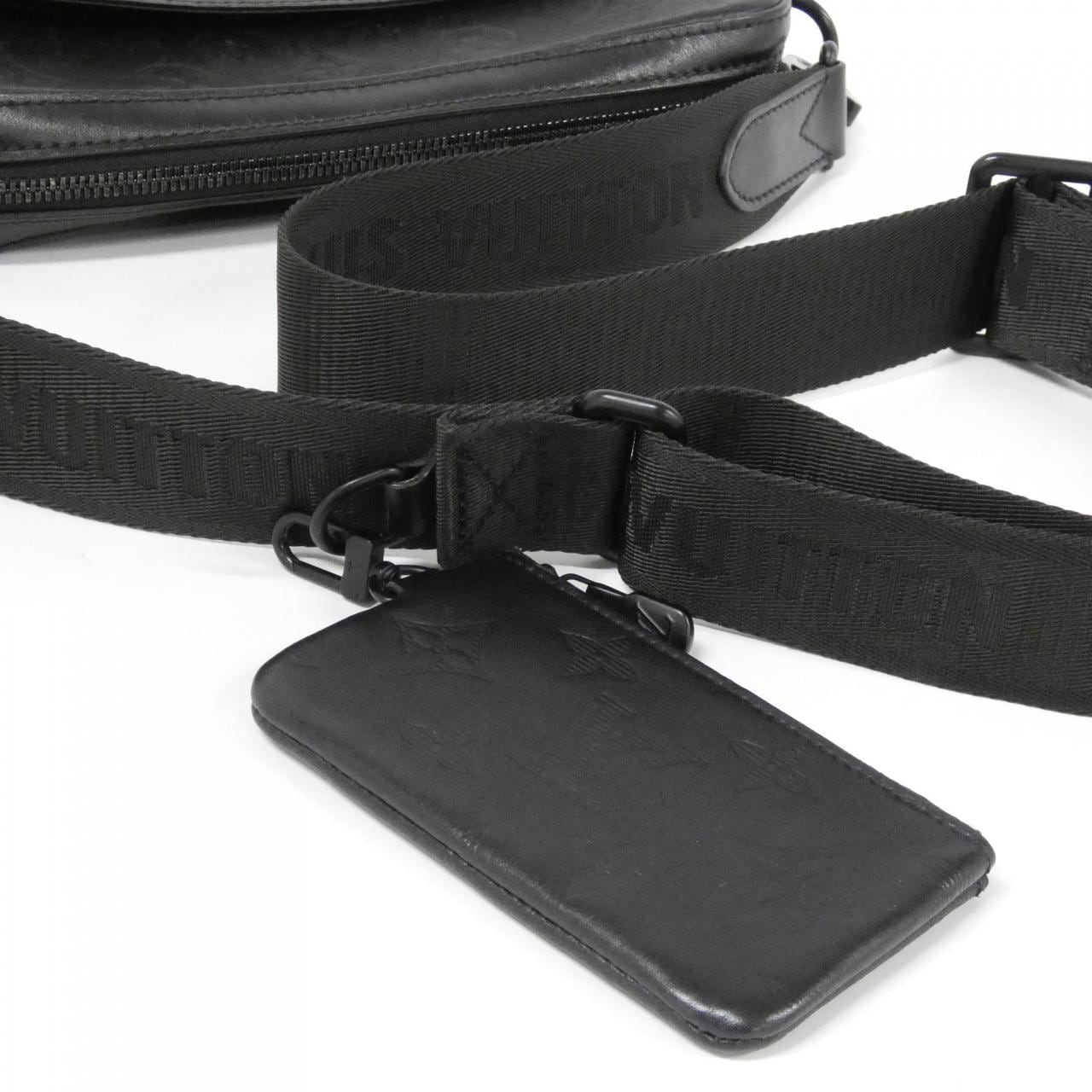 LOUIS VUITTON M69827 Shoulder Bag Monogram 黑色 Monogram 中古品A - 縮圖 8