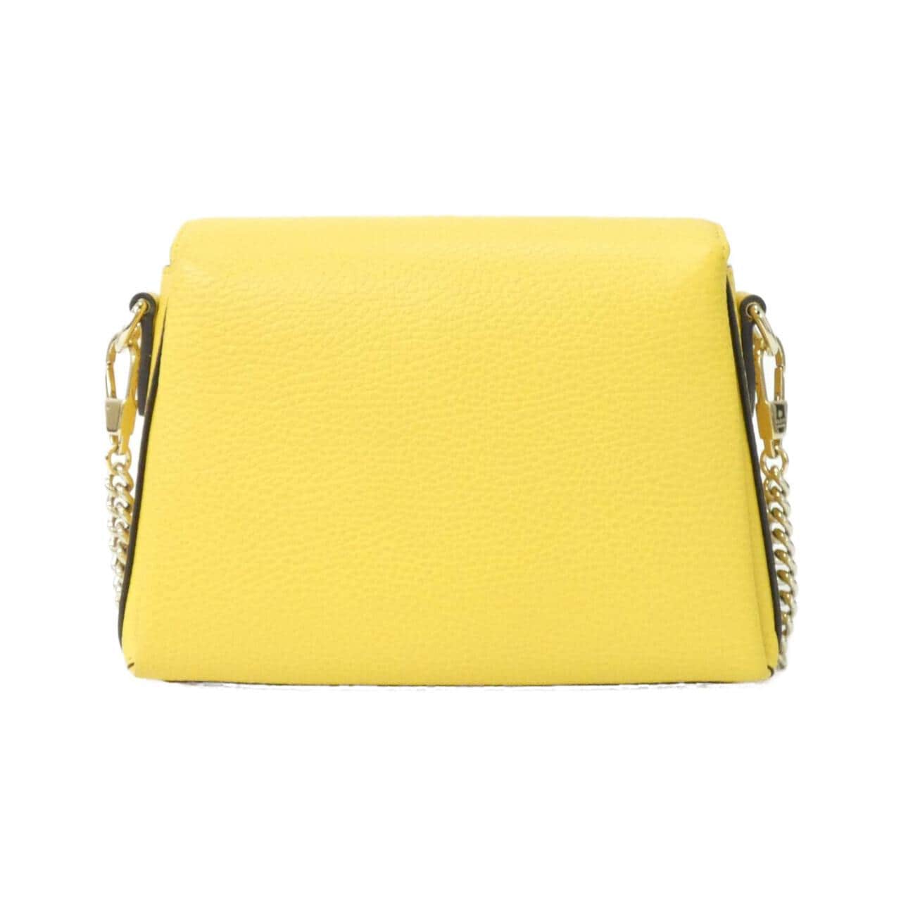 GUCCI 607720 CAO0G Shoulder Bag Leather 黃色 皮革 中古品A - 縮圖 2