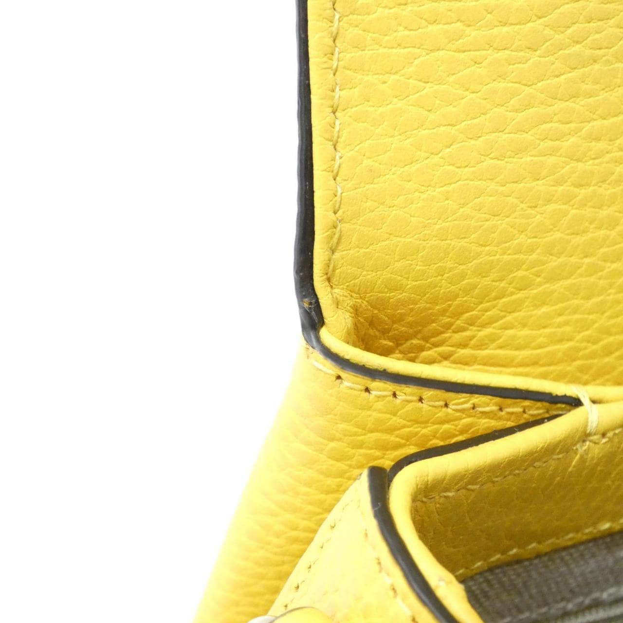 GUCCI 607720 CAO0G Shoulder Bag Leather 黃色 皮革 中古品A - 縮圖 9
