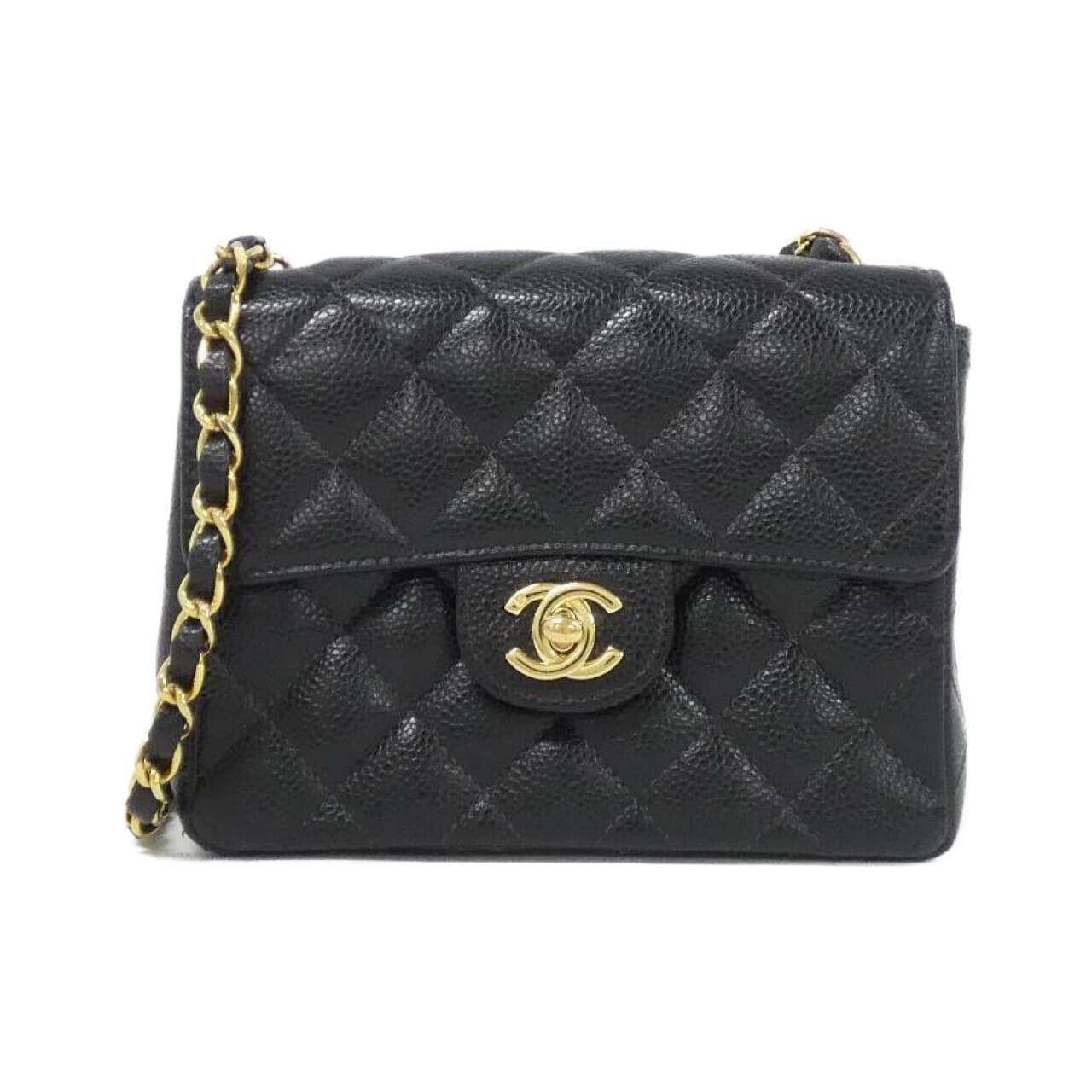 CHANEL Matelasse 1115 Shoulder Bag Grained Calfskin