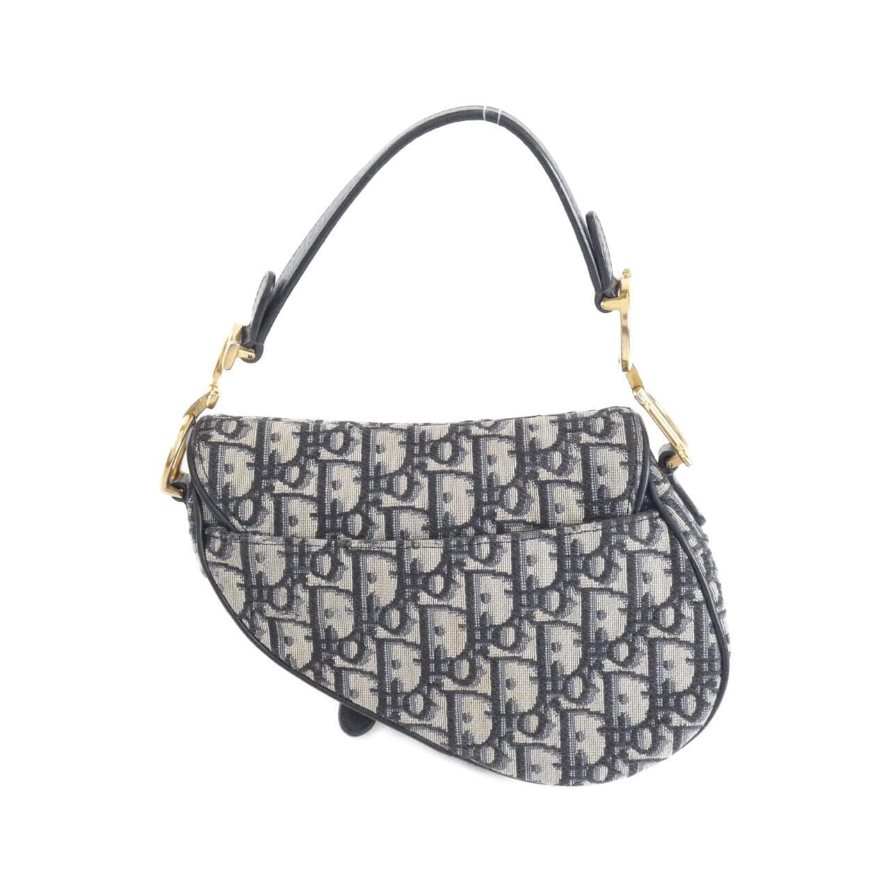 DIOR Saddle M0447CTZQ Bag Canvas Black Canvas Rank A - Thumbnail 2