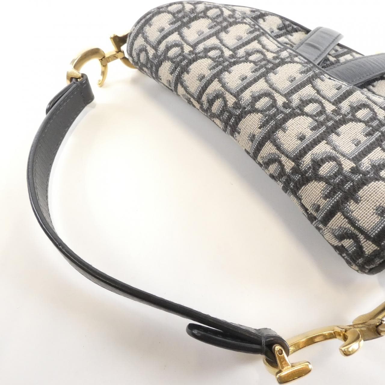 DIOR Saddle M0447CTZQ Bag Canvas Black Canvas Rank A - Thumbnail 5