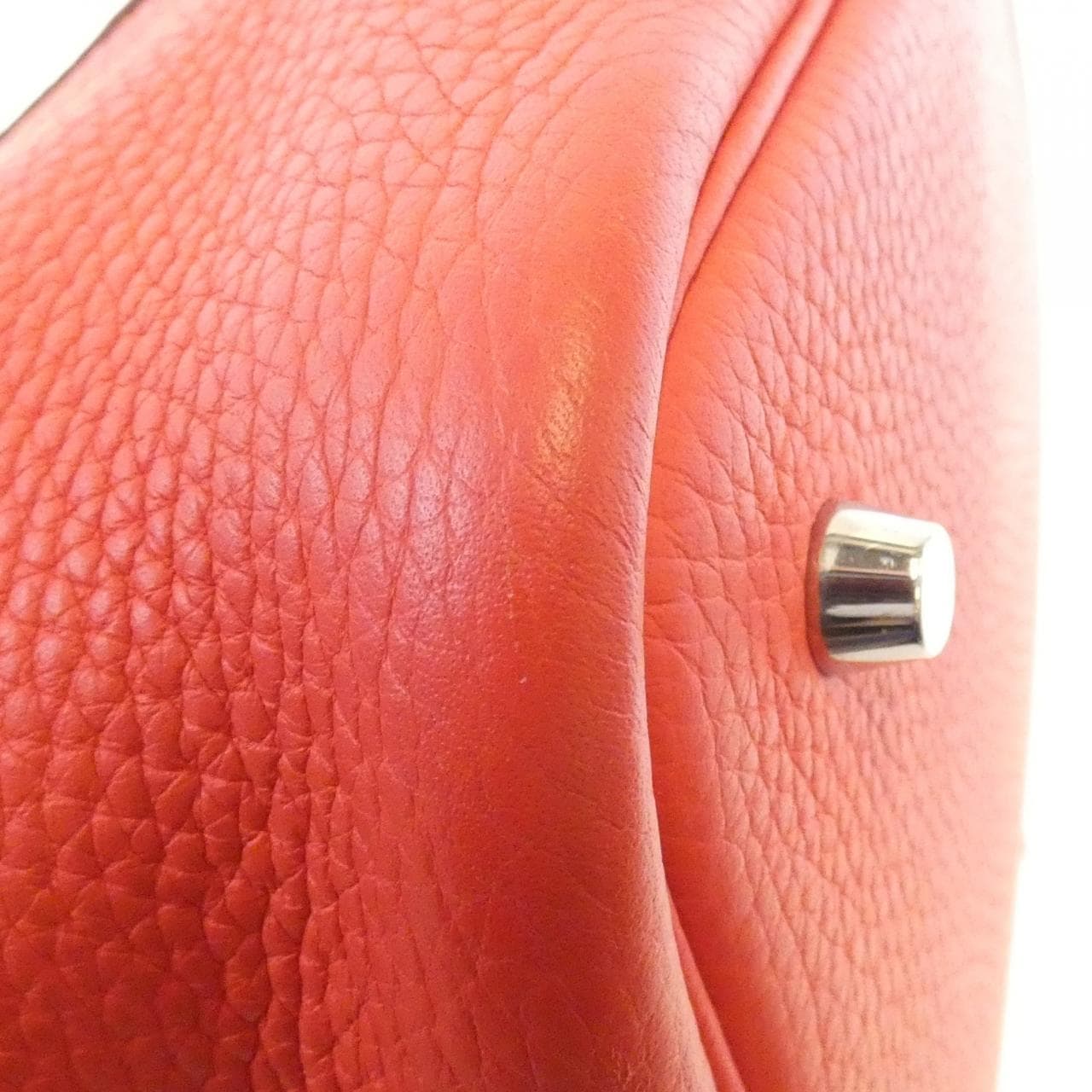 HERMES HERMÈS Picotin 068670CK Bag Clemence Rouge Clemence 皮 中古品A - 縮圖 2