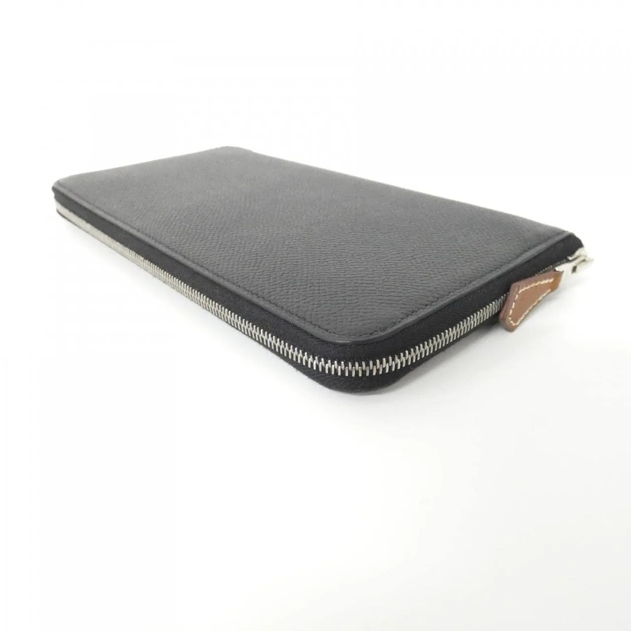 HERMES 079114CK Wallet Epsom Black Epsom Leather Rank A - Thumbnail 2