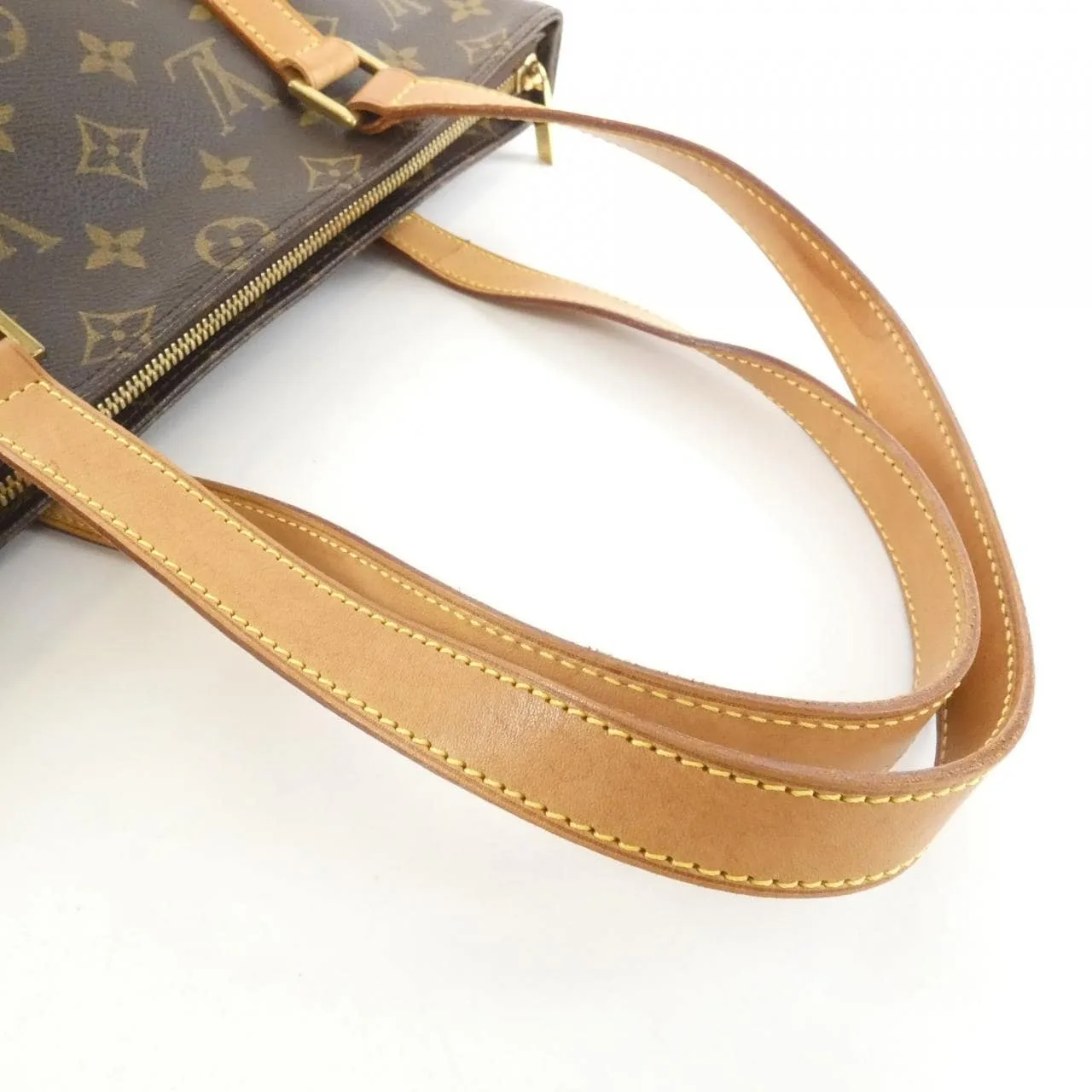 LOUIS VUITTON Caba Piano M51148 Handbag Monogram 黑色 Monogram 中古品B - 縮圖 4