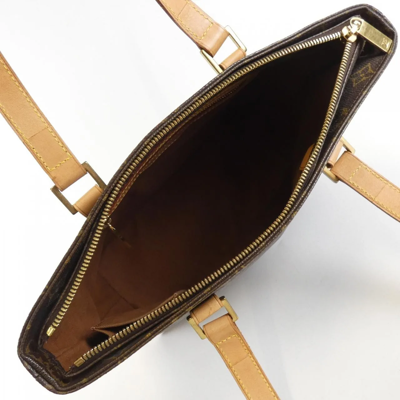 LOUIS VUITTON Caba Piano M51148 Handbag Monogram 黑色 Monogram 中古品B - 縮圖 7