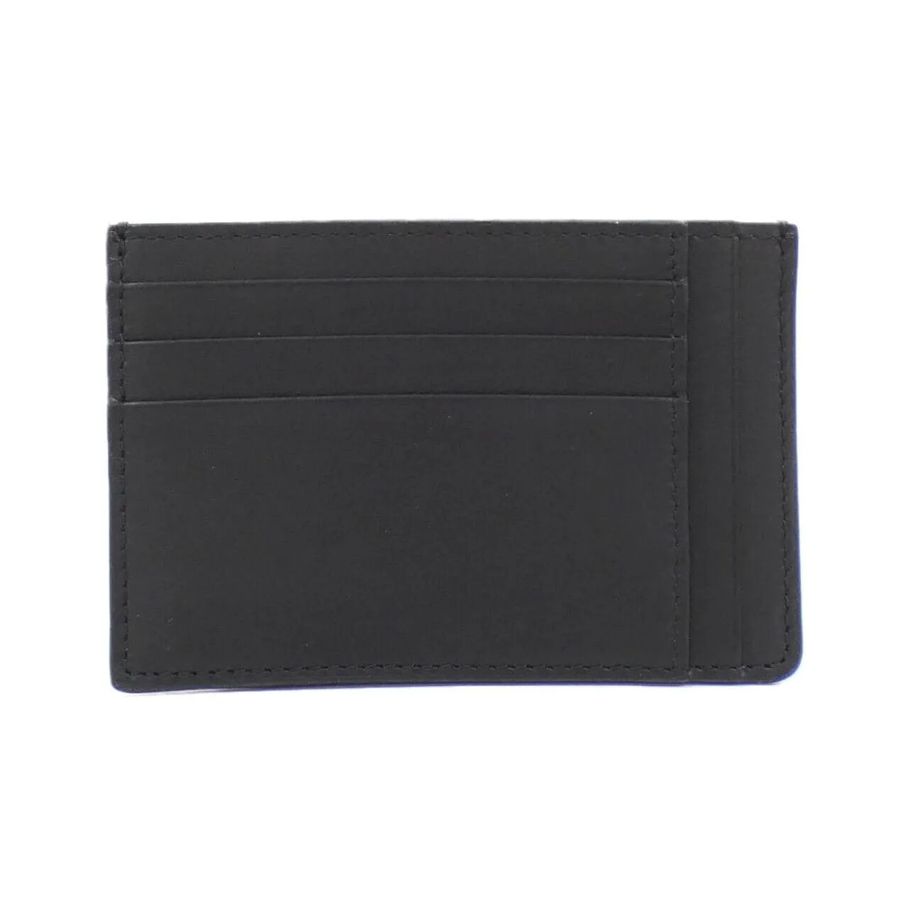 GUCCI 812681 AAECE Card Case Leather Black Leather Rank A - Thumbnail 2