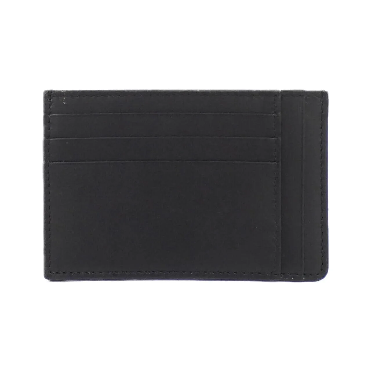 GUCCI 812681 AAECE Card Case Leather Black Leather Rank A - Thumbnail 2