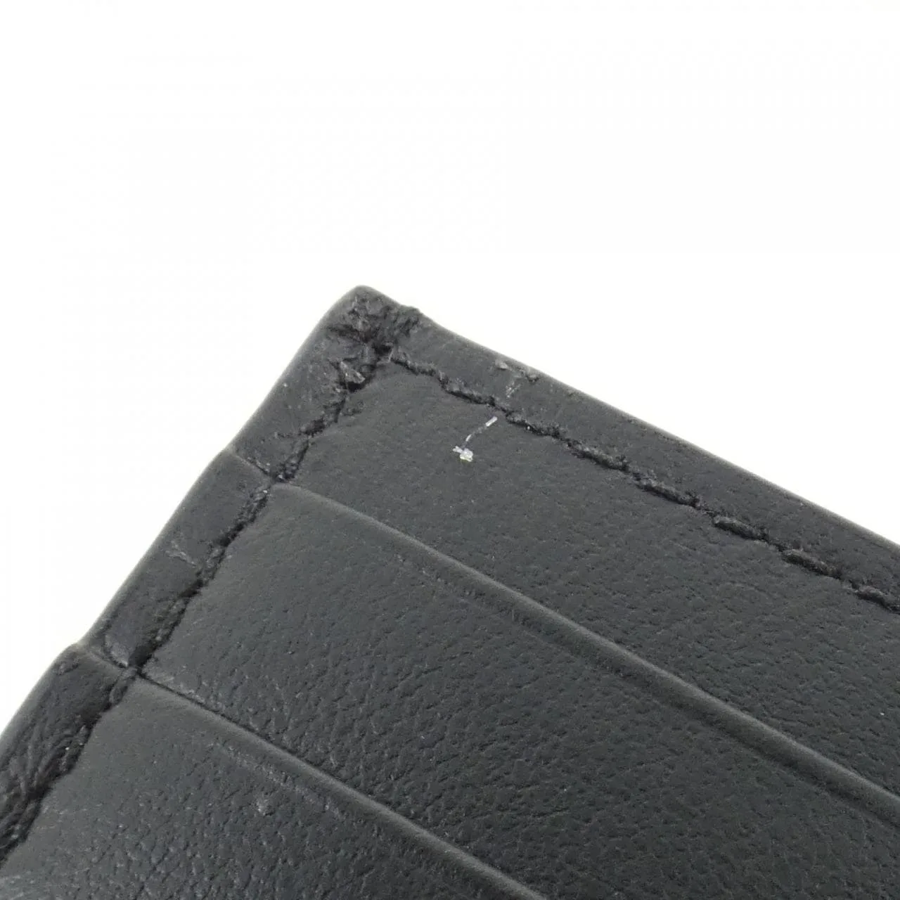 GUCCI 812681 AAECE Card Case Leather Black Leather Rank A - Thumbnail 3