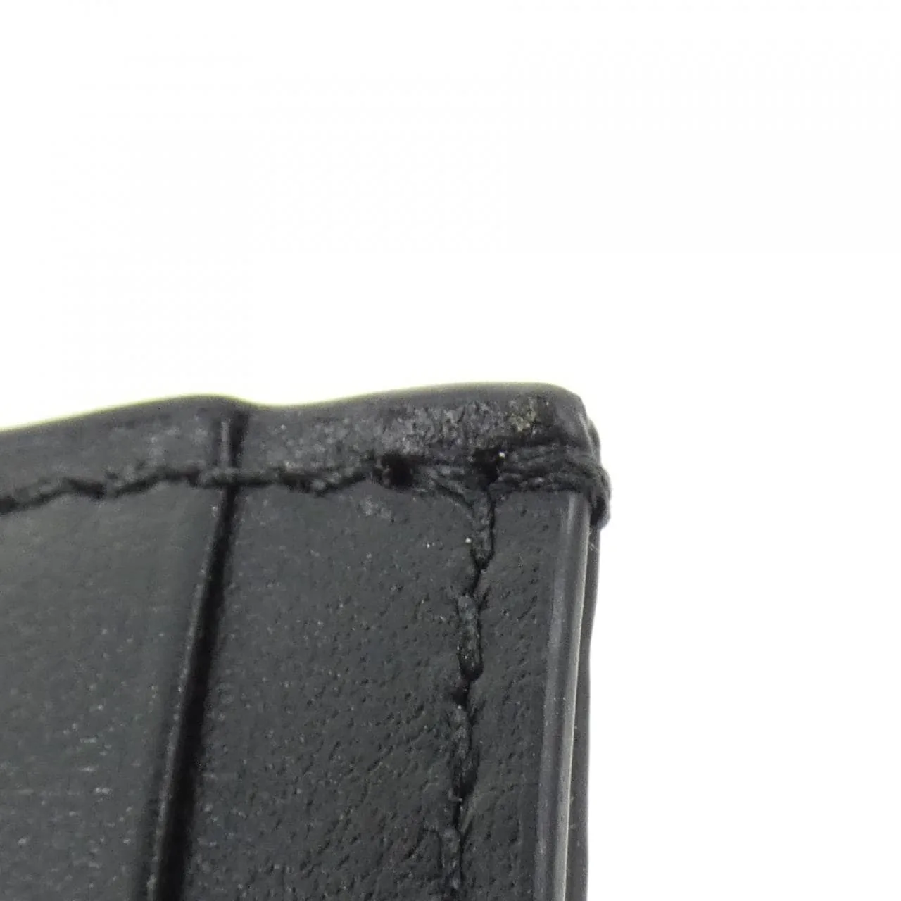 GUCCI 812681 AAECE Card Case Leather Black Leather Rank A - Thumbnail 4