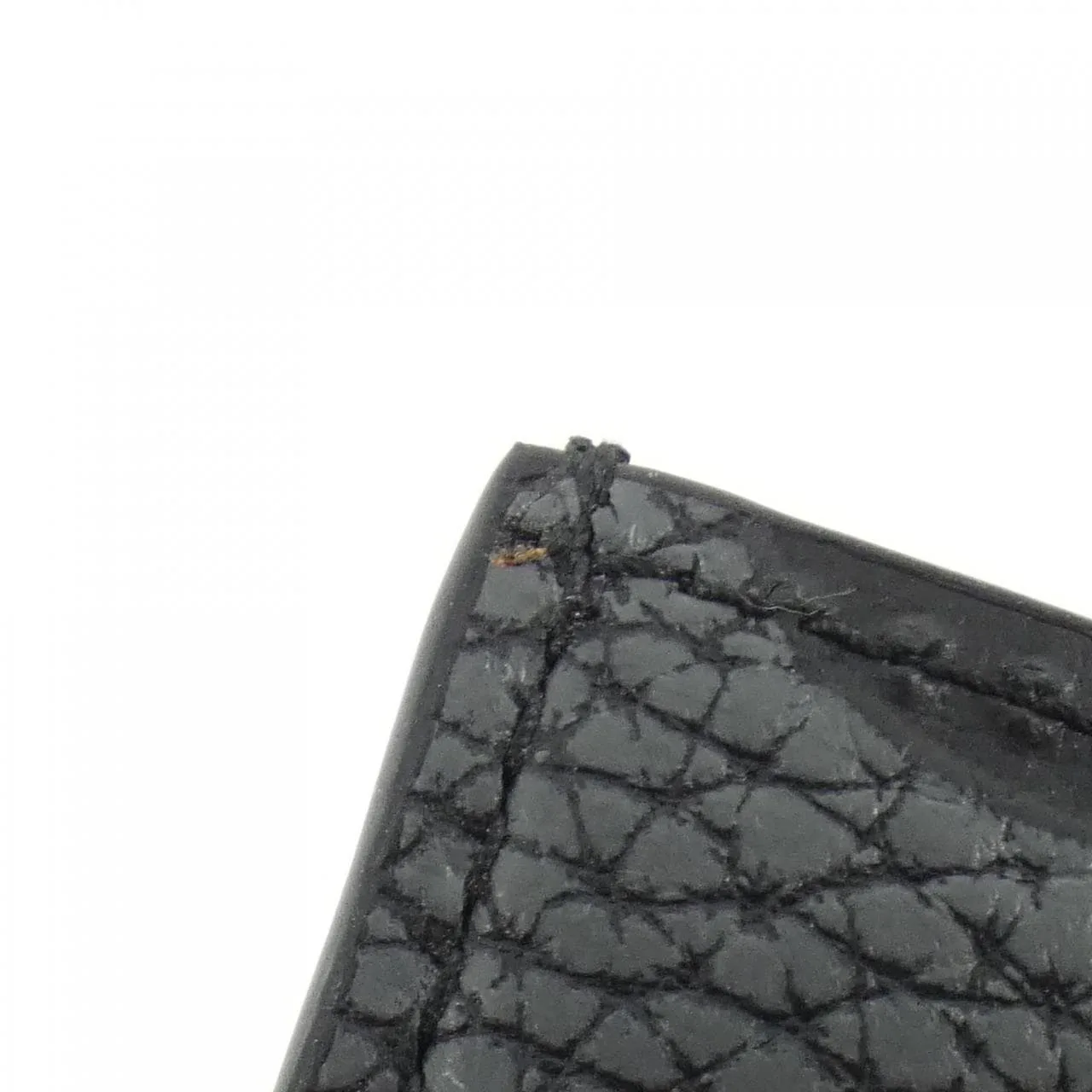 GUCCI 812681 AAECE Card Case Leather Black Leather Rank A - Thumbnail 5