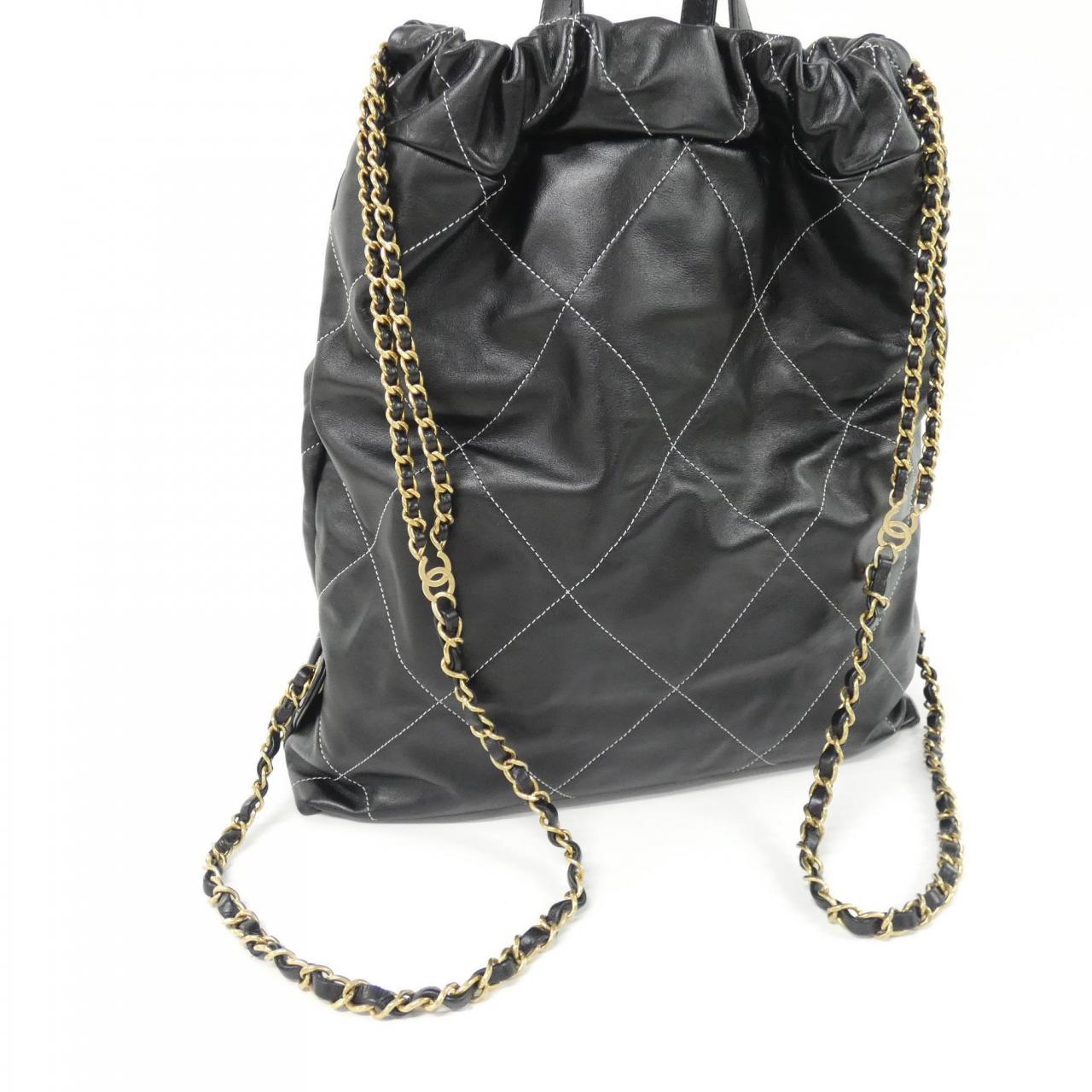 CHANEL Chanel 22 AS3313 Backpack Black - Thumbnail 7
