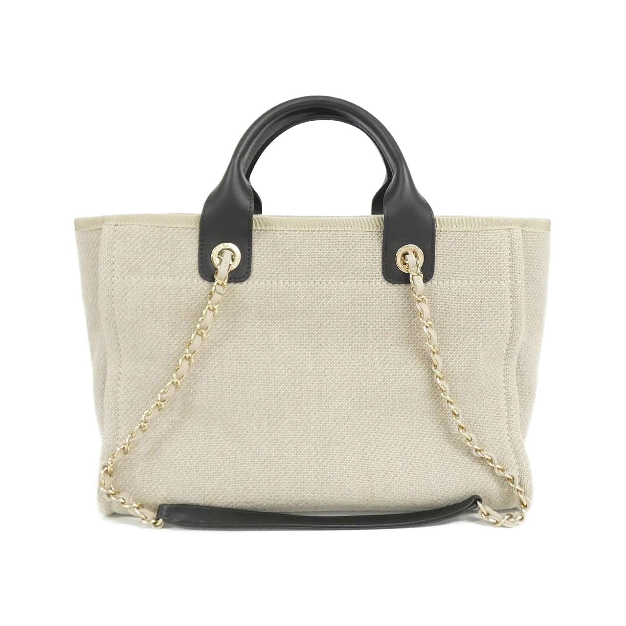 CHANEL Deauville AS3257 Bag Black Rank A - Thumbnail 2