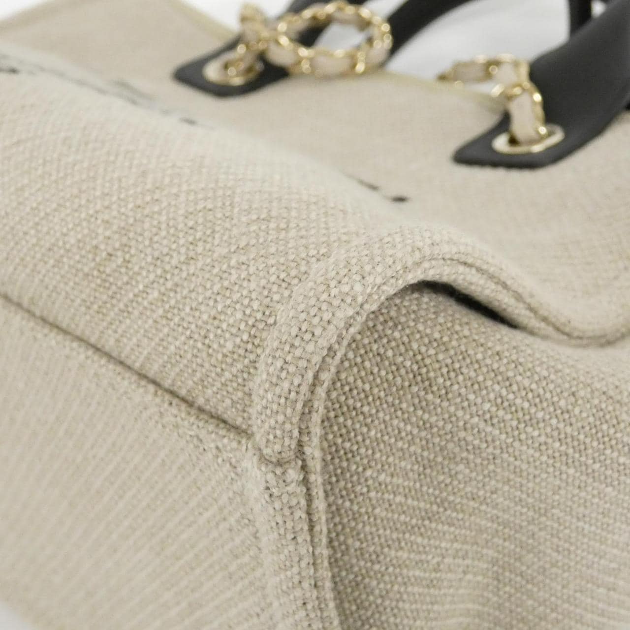 CHANEL Deauville AS3257 Bag Black Rank A - Thumbnail 3