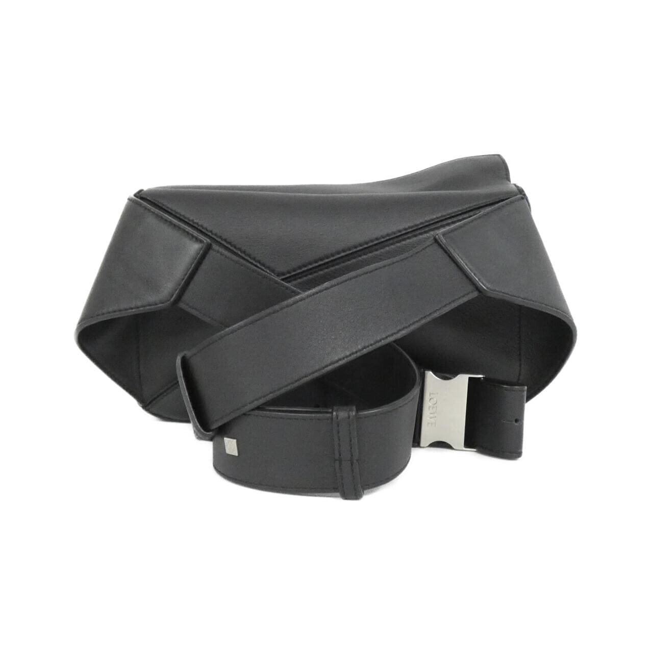 LOEWE Puzzle B510P35X09 Shoulder Bag Black - Thumbnail 2