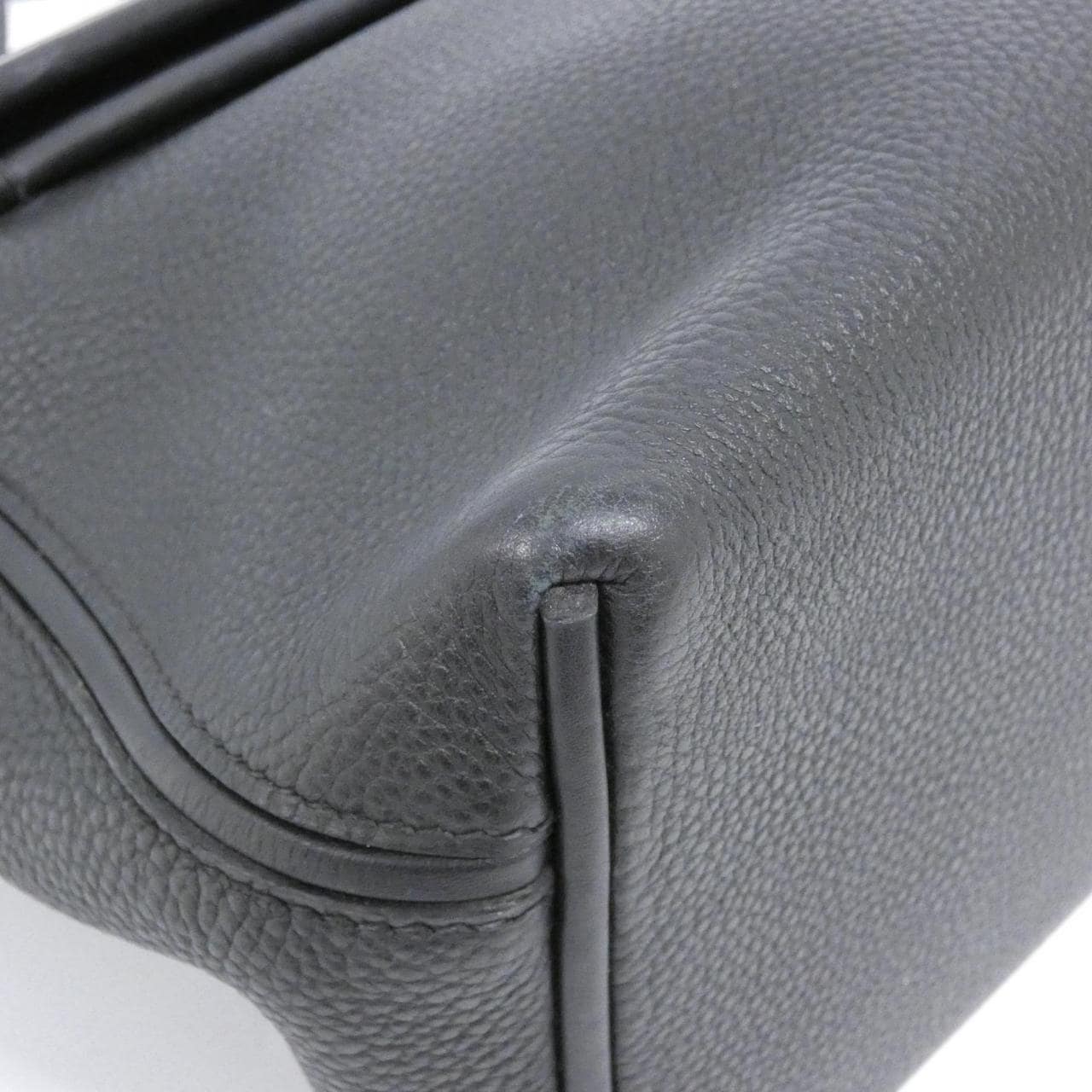 HERMES In-the-Loop HERMÈS 075240CK Bag Swift Black Swift Leather Rank B - Thumbnail 3