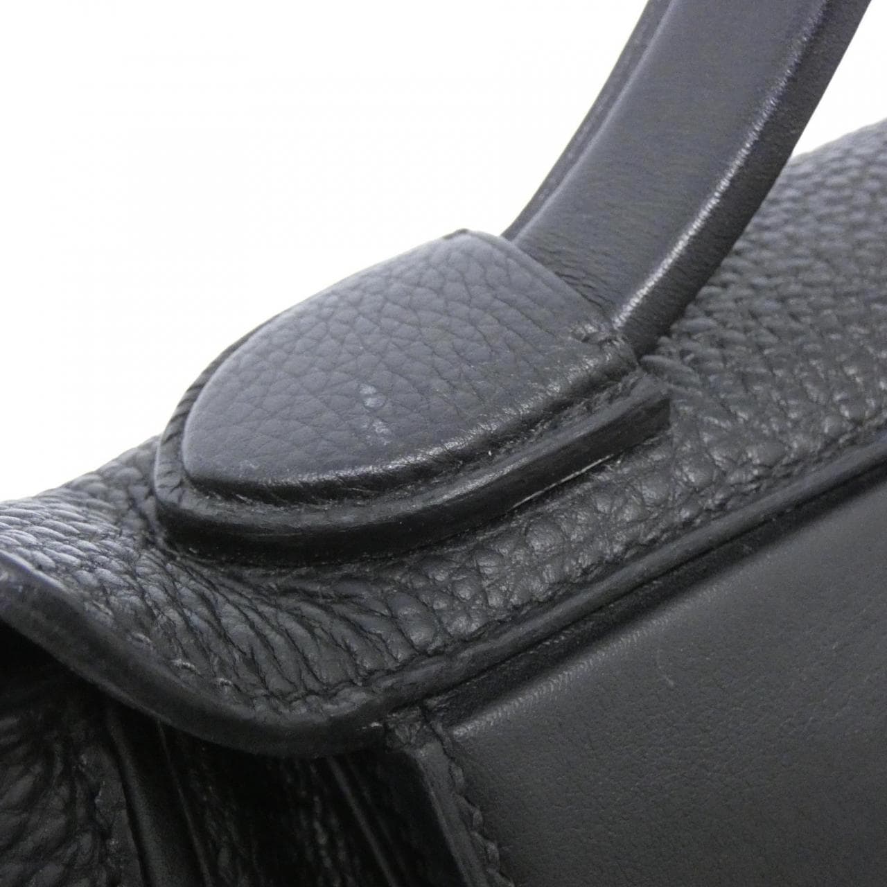 HERMES In-the-Loop HERMÈS 075240CK Bag Swift Black Swift Leather Rank B - Thumbnail 6