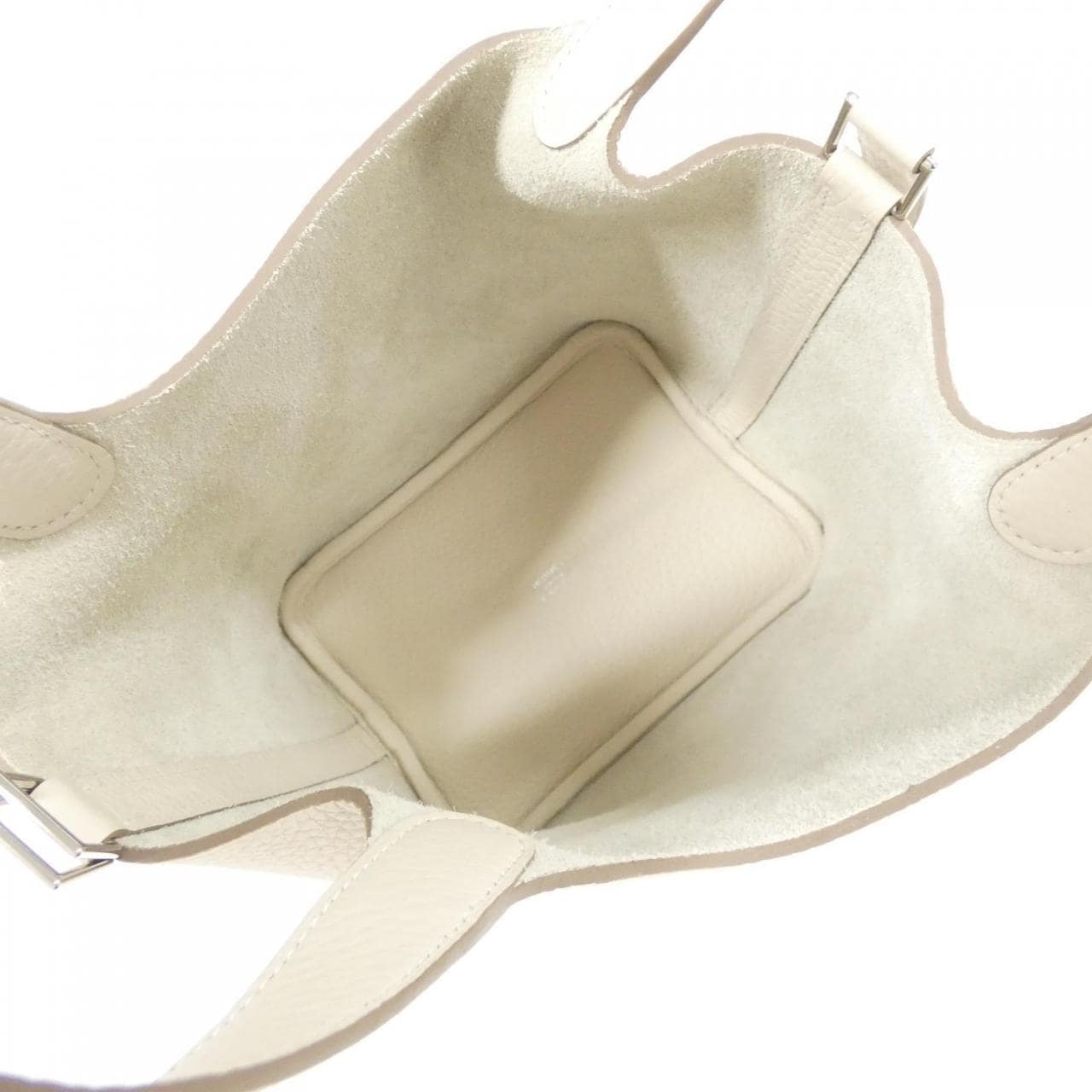 HERMES HERMÈS Picotin 056289CK Bag Clemence 黑色 Clemence 皮 中古品A - 縮圖 6