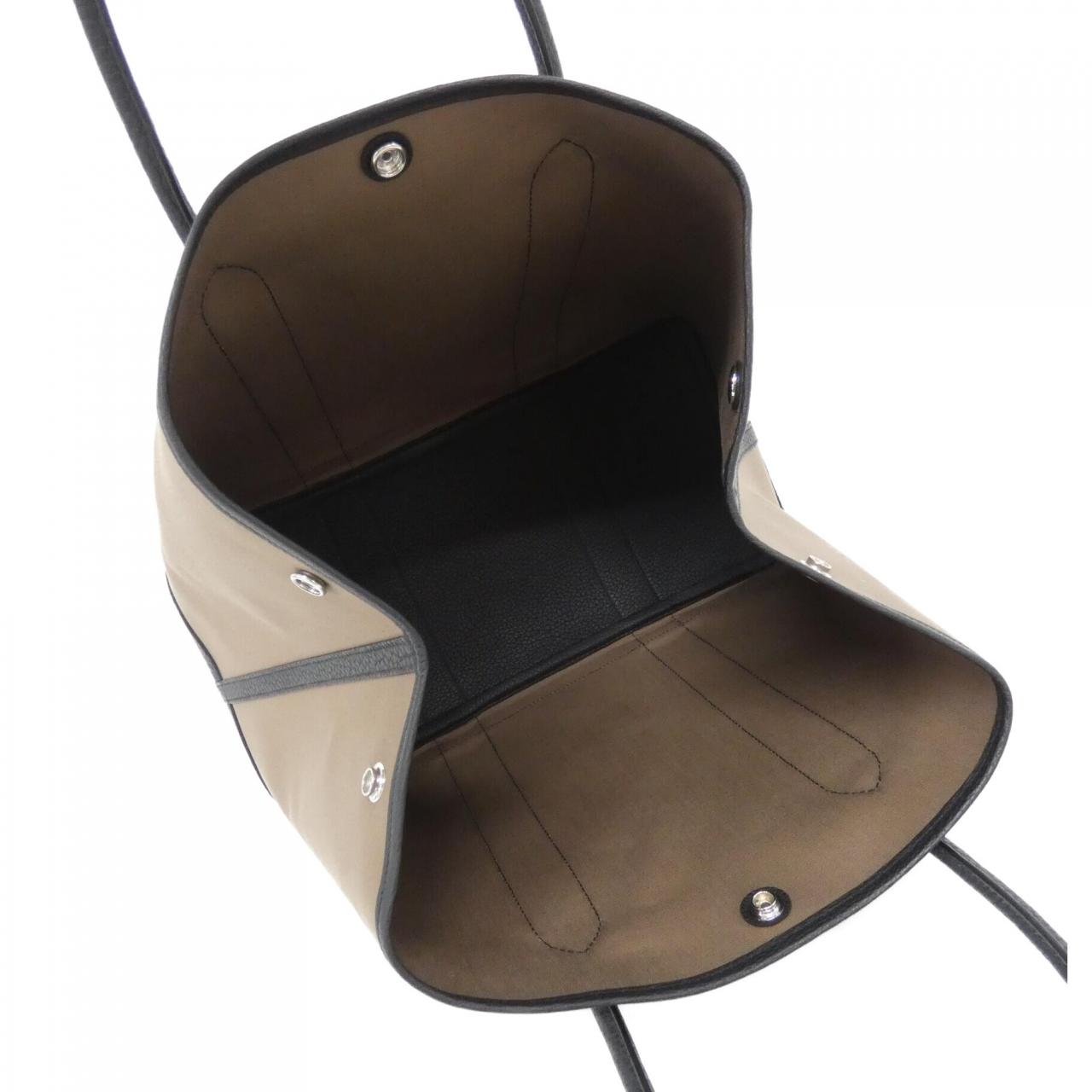 HERMES Garden Party HERMÈS 038587CK Bag Etoupe Rank A - Thumbnail 5