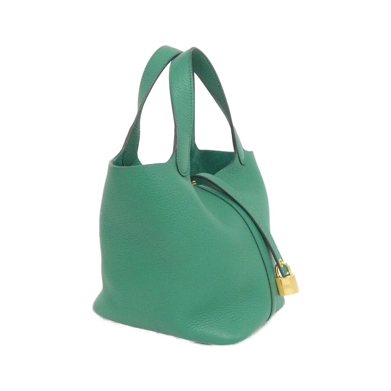 HERMES HERMÈS Picotin 056289CC Bag Clemence Black