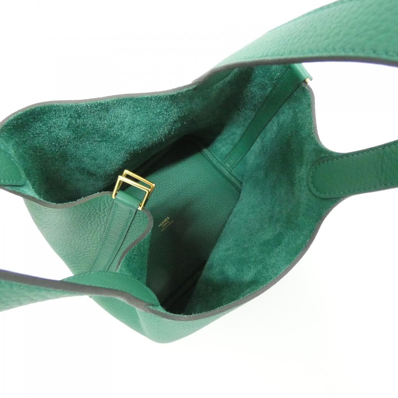 HERMES HERMÈS Picotin 056289CC Bag Clemence Black Clemence Leather - Thumbnail 5