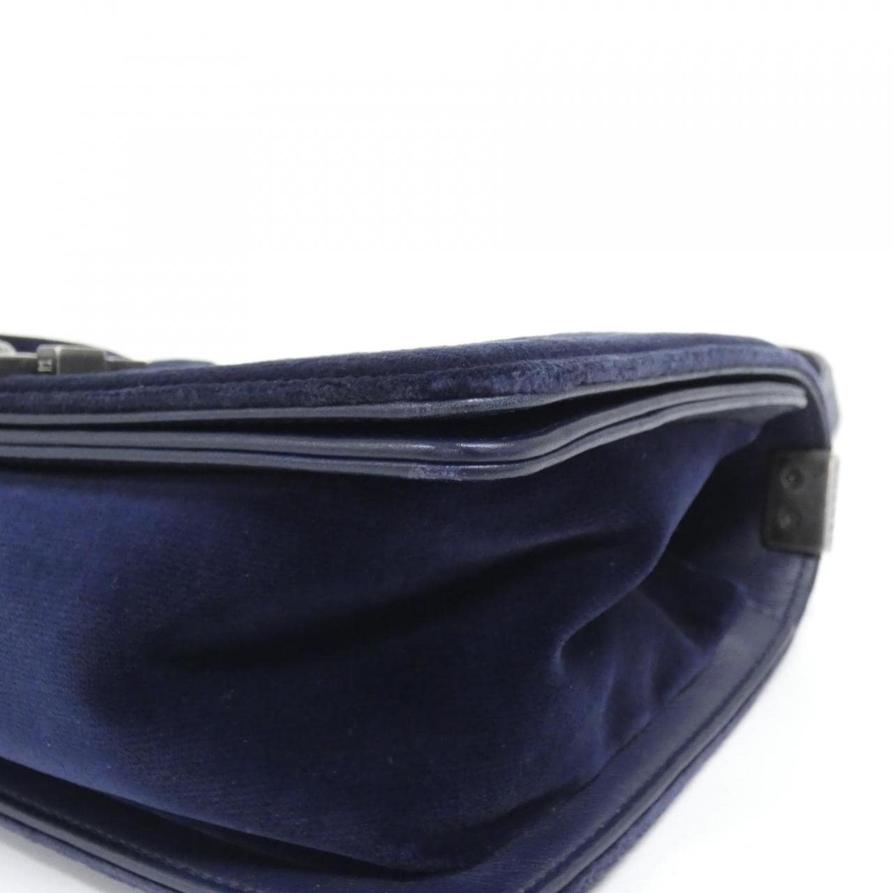 CHANEL Boy Chanel 92489 Shoulder Bag 深藍色 中古品A - 縮圖 3