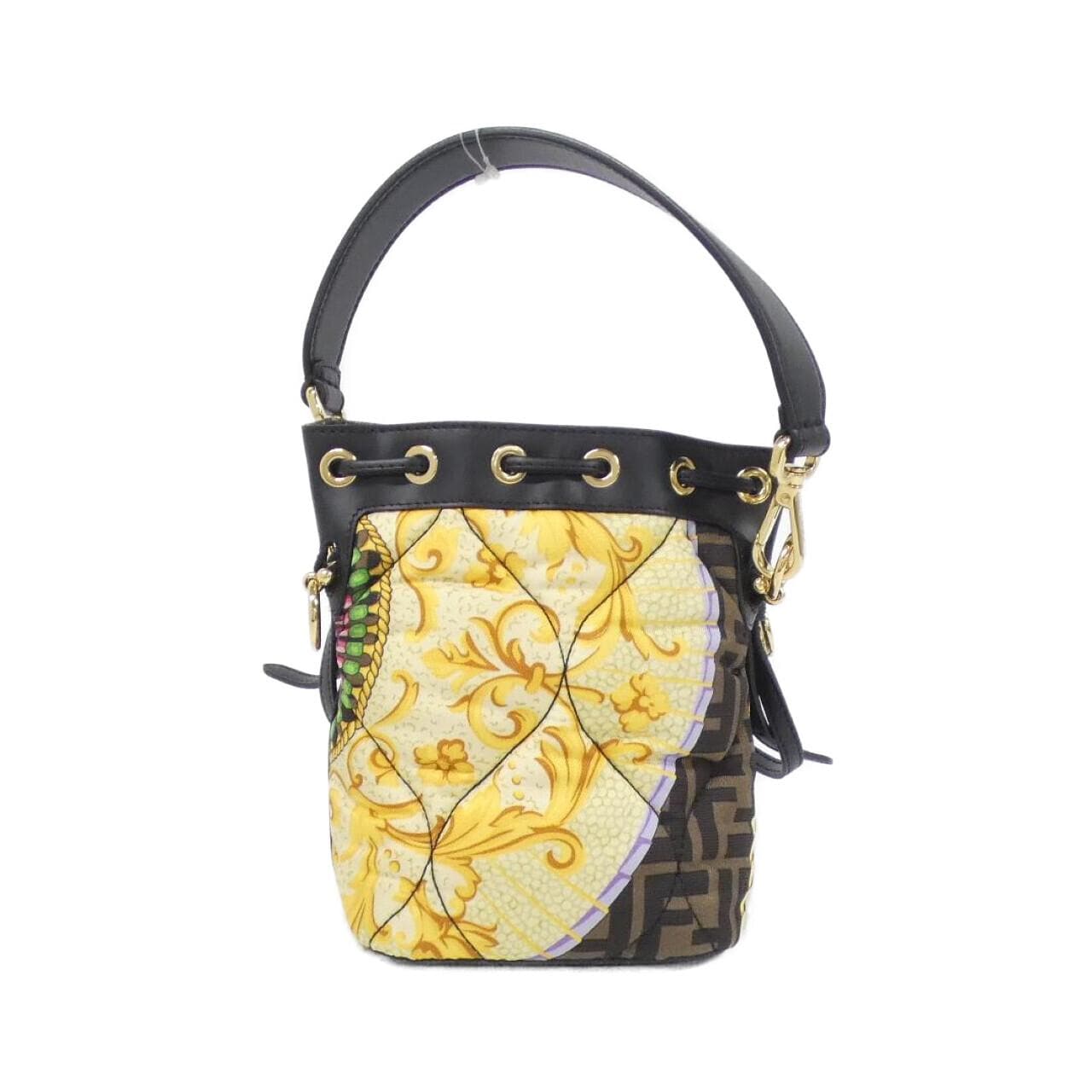 FENDI 8BS010 AKBA Shoulder Bag Nylon Brown Nylon Rank A - Thumbnail 2