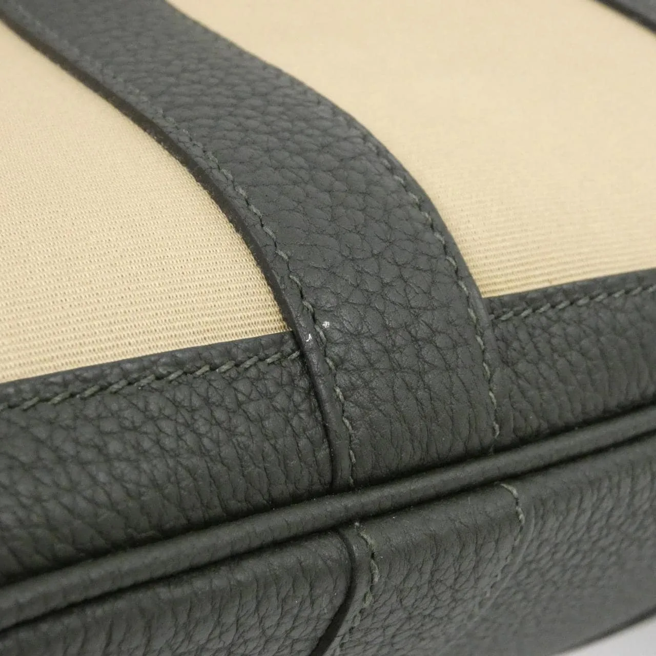 HERMES Garden Party 051551CK Tote Black Rank A - Thumbnail 3