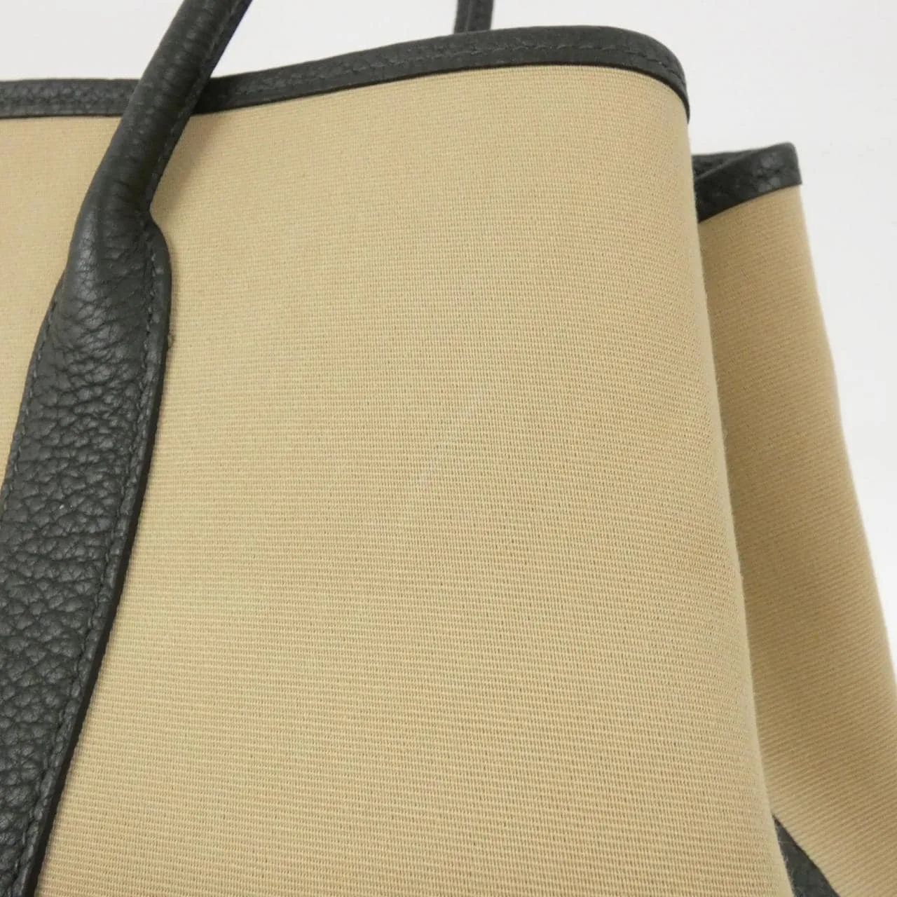 HERMES Garden Party 051551CK Tote Black Rank A - Thumbnail 6