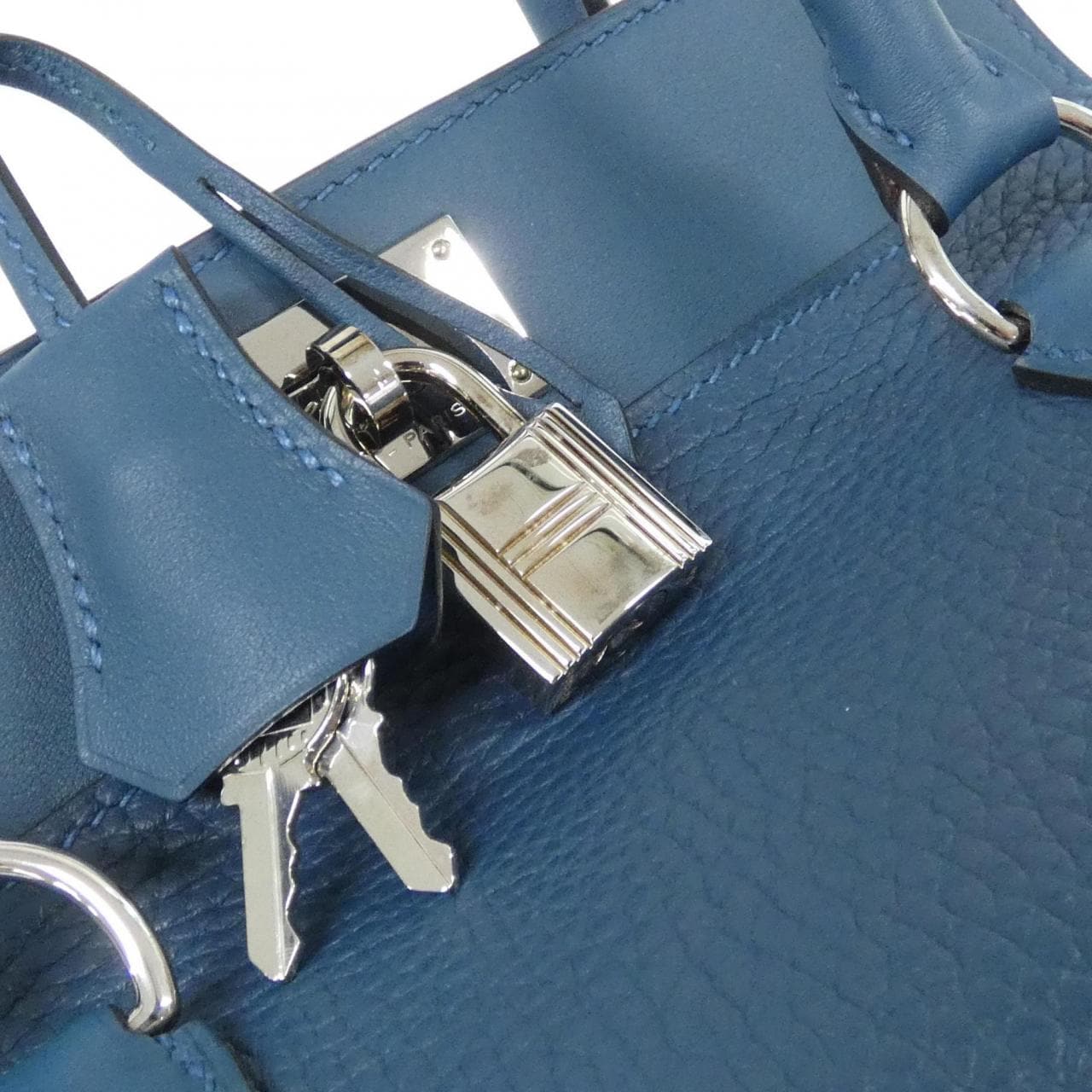 HERMES HERMÈS 069448CK Bag Clemence 黑色 Clemence 皮 中古品A - 縮圖 4