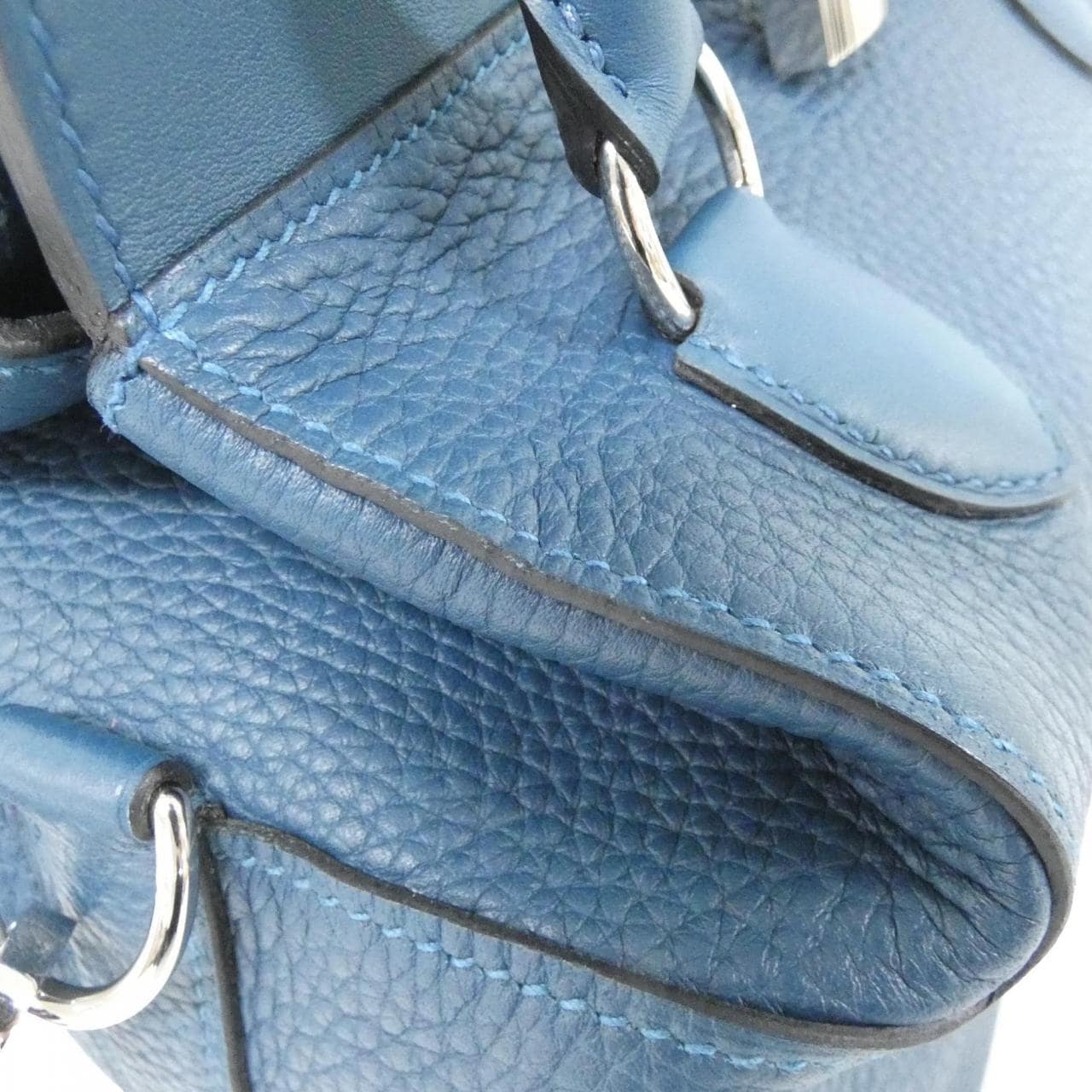 HERMES HERMÈS 069448CK Bag Clemence 黑色 Clemence 皮 中古品A - 縮圖 5