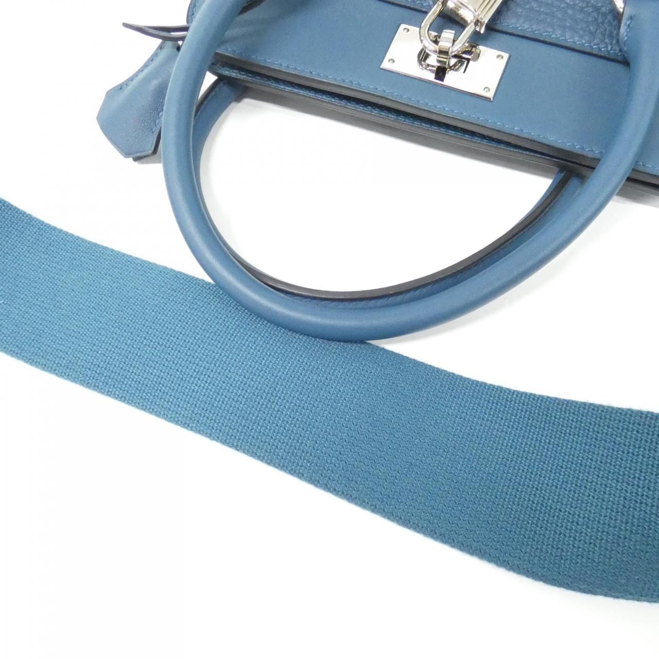 HERMES HERMÈS 069448CK Bag Clemence 黑色 Clemence 皮 中古品A - 縮圖 7