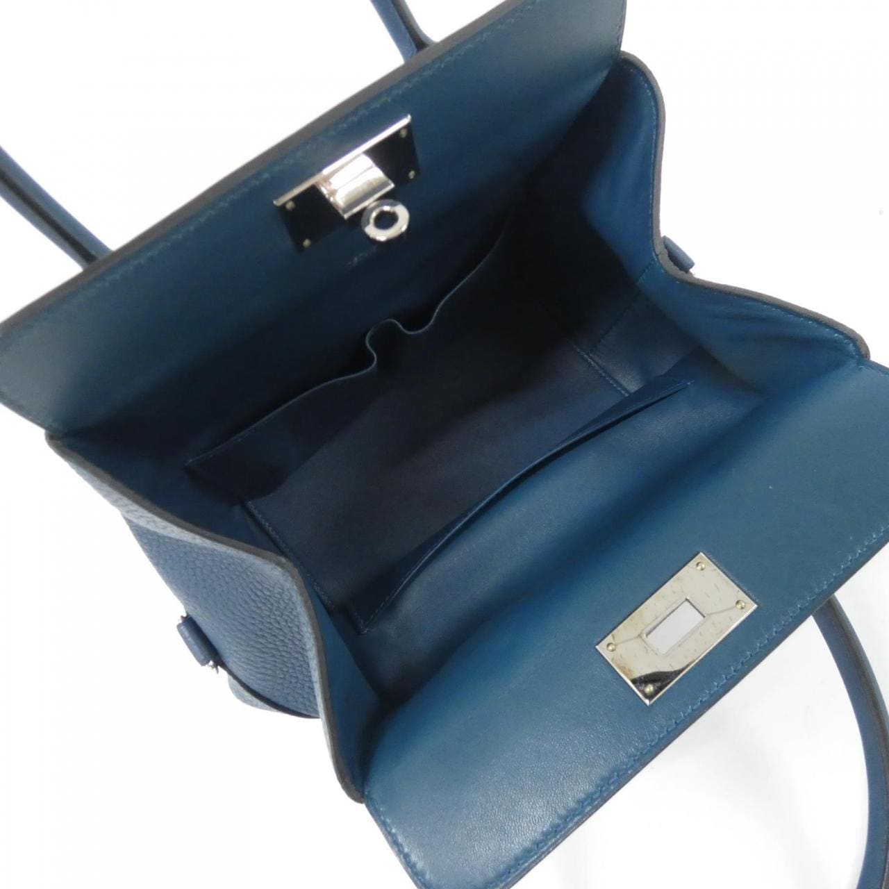 HERMES HERMÈS 069448CK Bag Clemence 黑色 Clemence 皮 中古品A - 縮圖 8