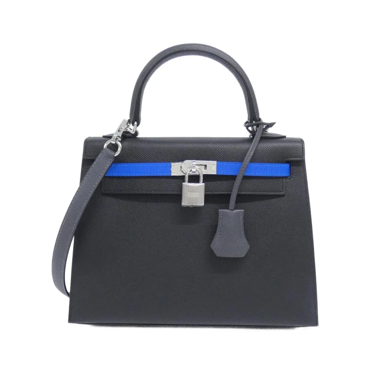 HERMES Kelly 082734CK Handbag Epsom Black