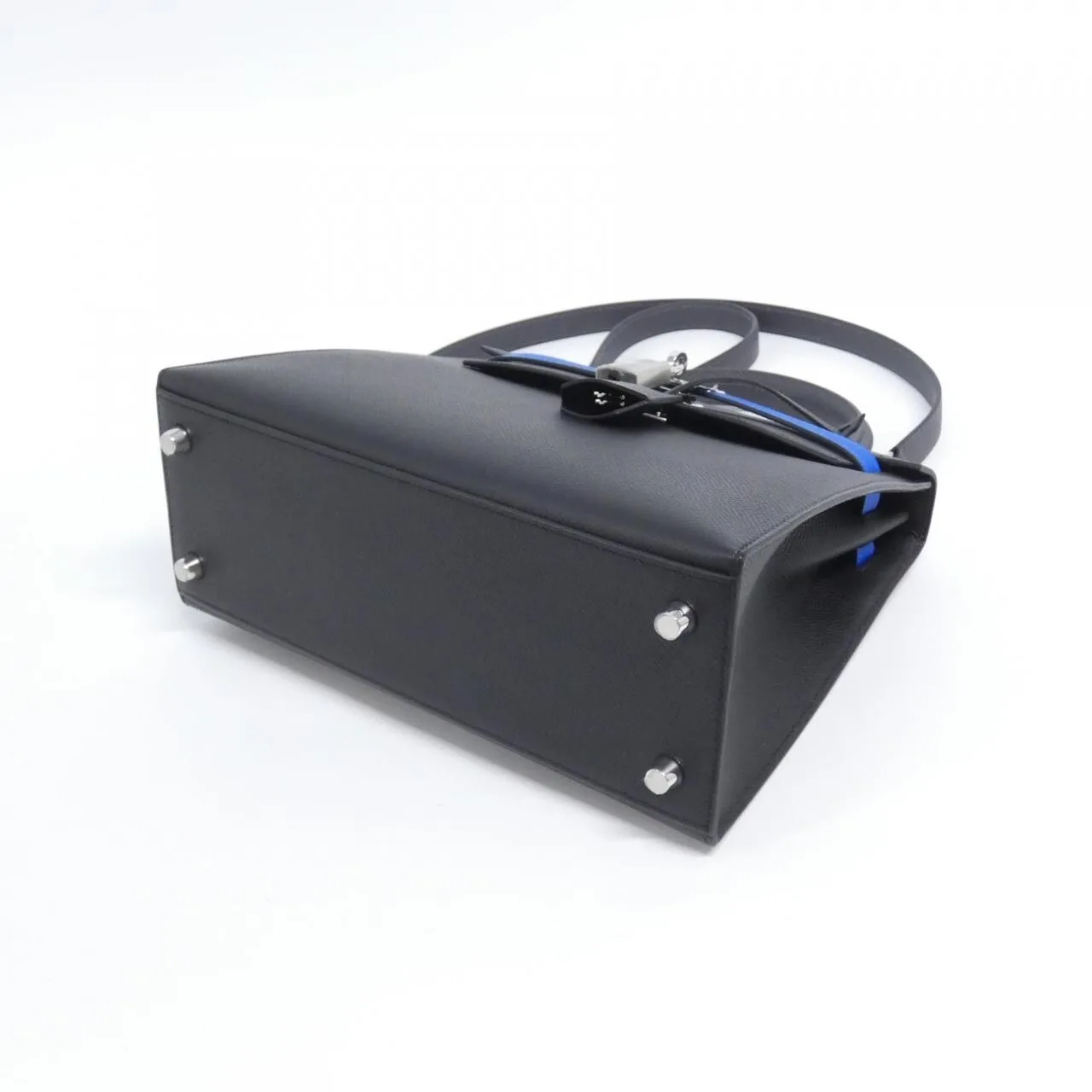 HERMES Kelly 082734CK Handbag Epsom Black Epsom Leather Unused - Thumbnail 3