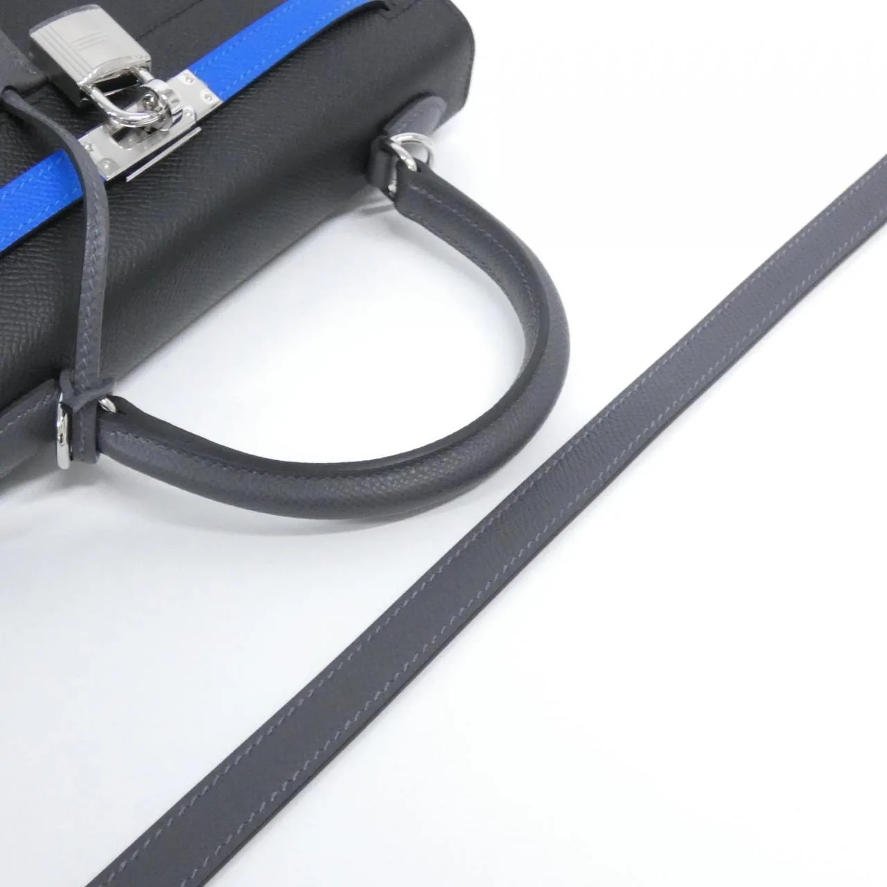 HERMES Kelly 082734CK Handbag Epsom Black Epsom Leather Unused - Thumbnail 5