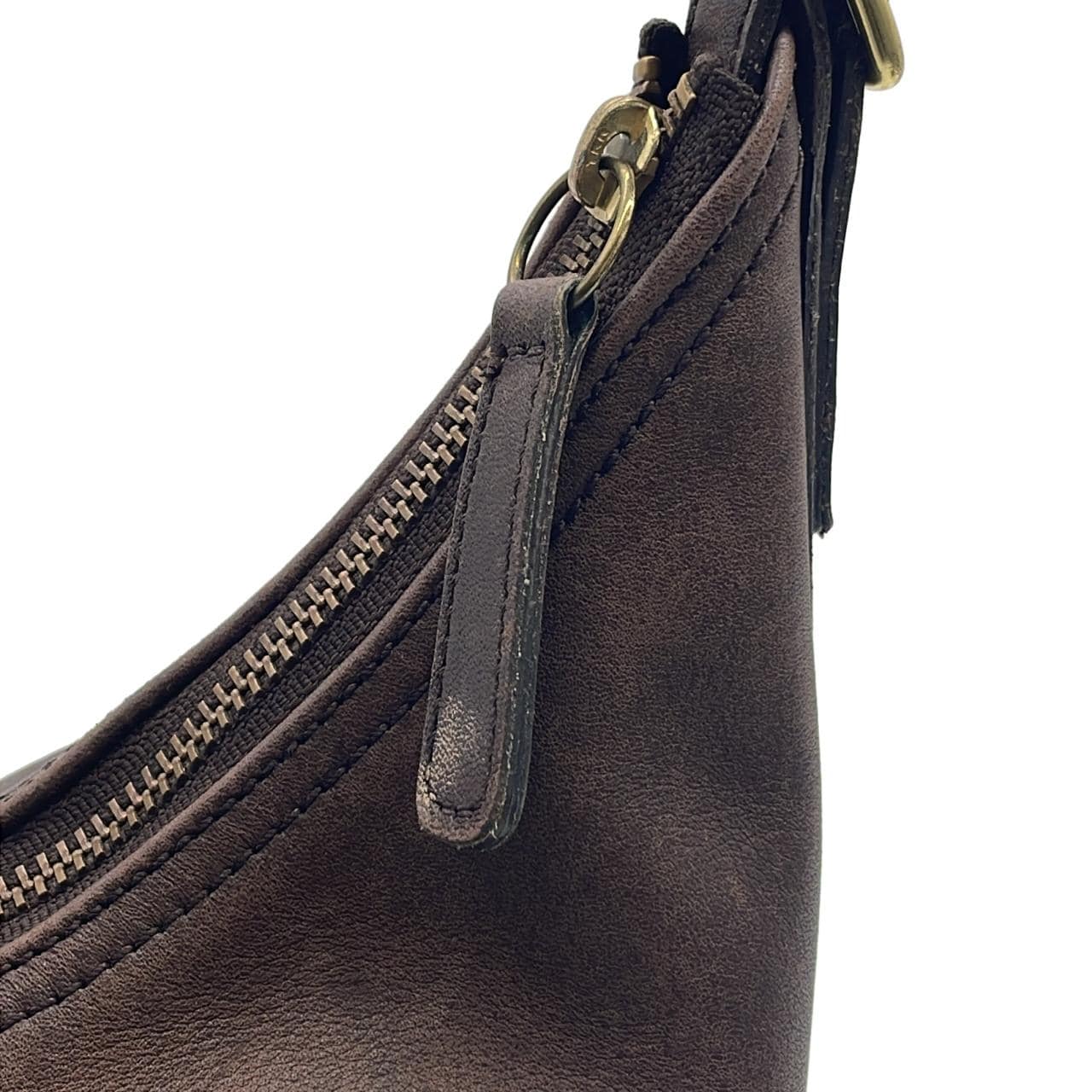 COACH 9823 Bag Leather Brown Leather Rank B - Thumbnail 3