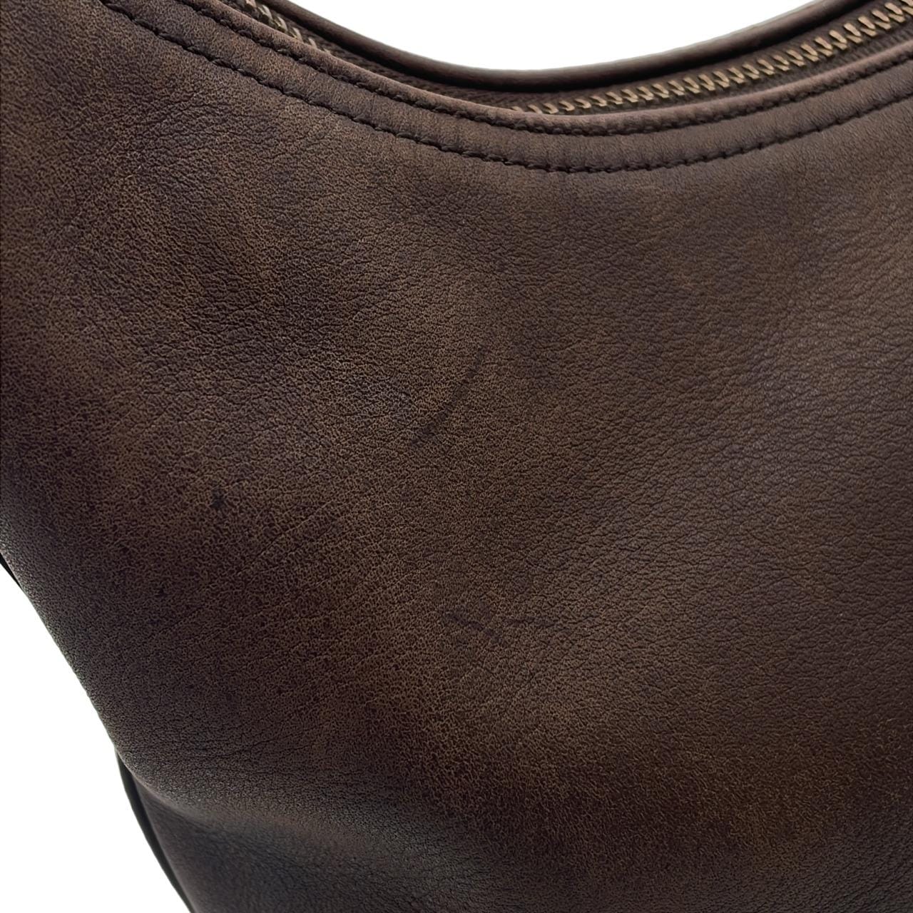 COACH 9823 Bag Leather Brown Leather Rank B - Thumbnail 4