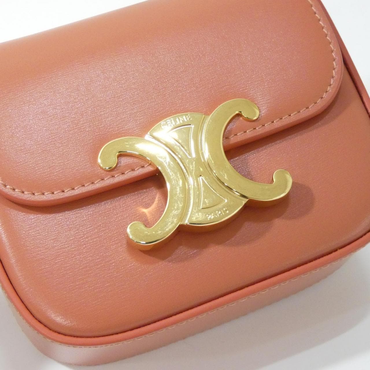 CELINE 10I513DPV Shoulder Bag 黑色 中古品A - 縮圖 5