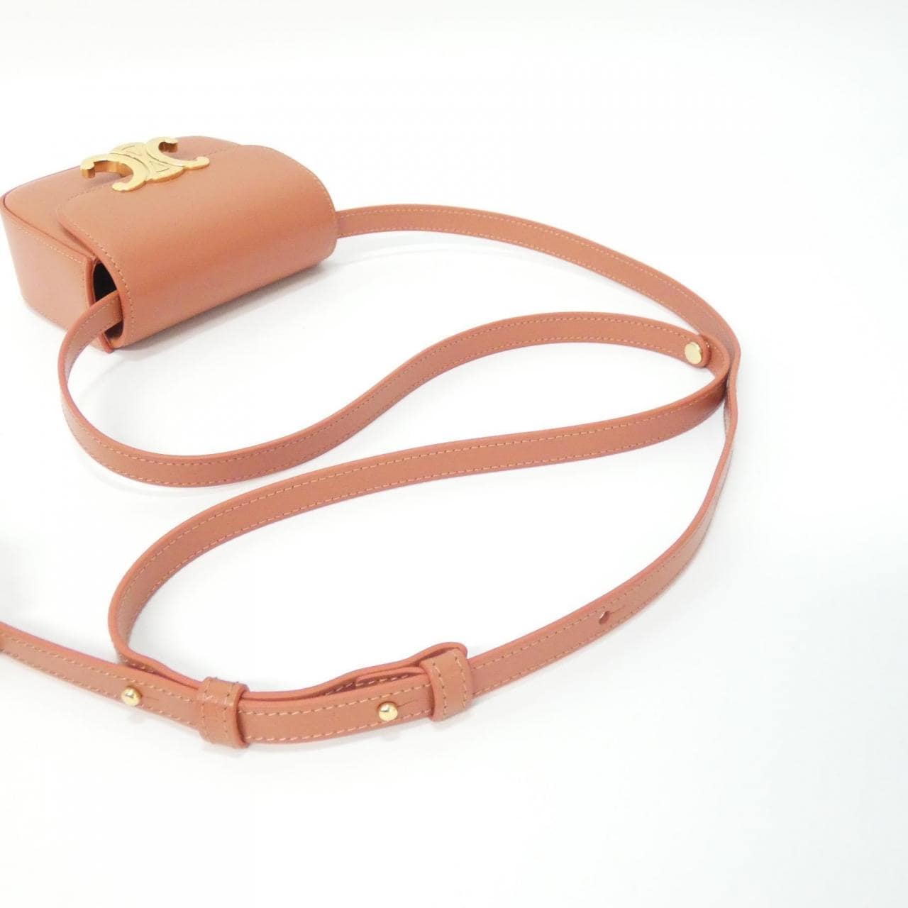 CELINE 10I513DPV Shoulder Bag 黑色 中古品A - 縮圖 6