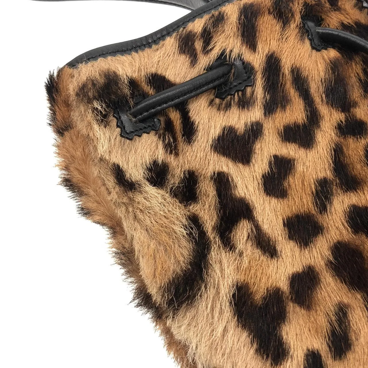 LOEWE Handbag Leather Black Leather Rank A - Thumbnail 5