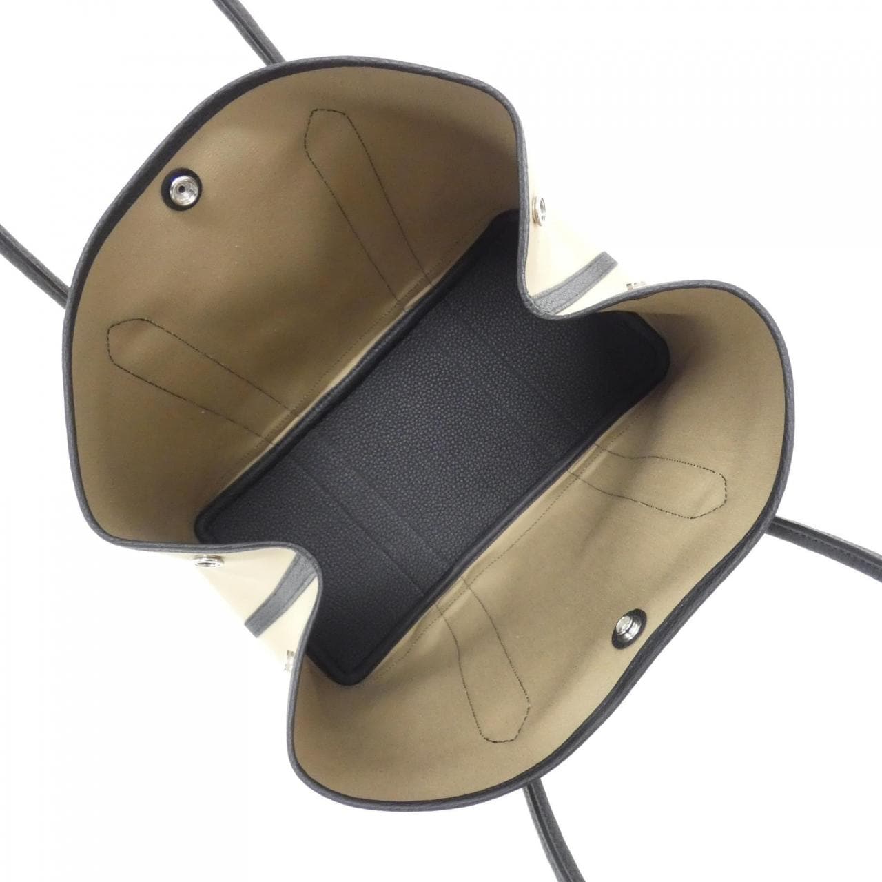 HERMES Garden Party HERMÈS 038587CK Bag Black Unused - Thumbnail 4