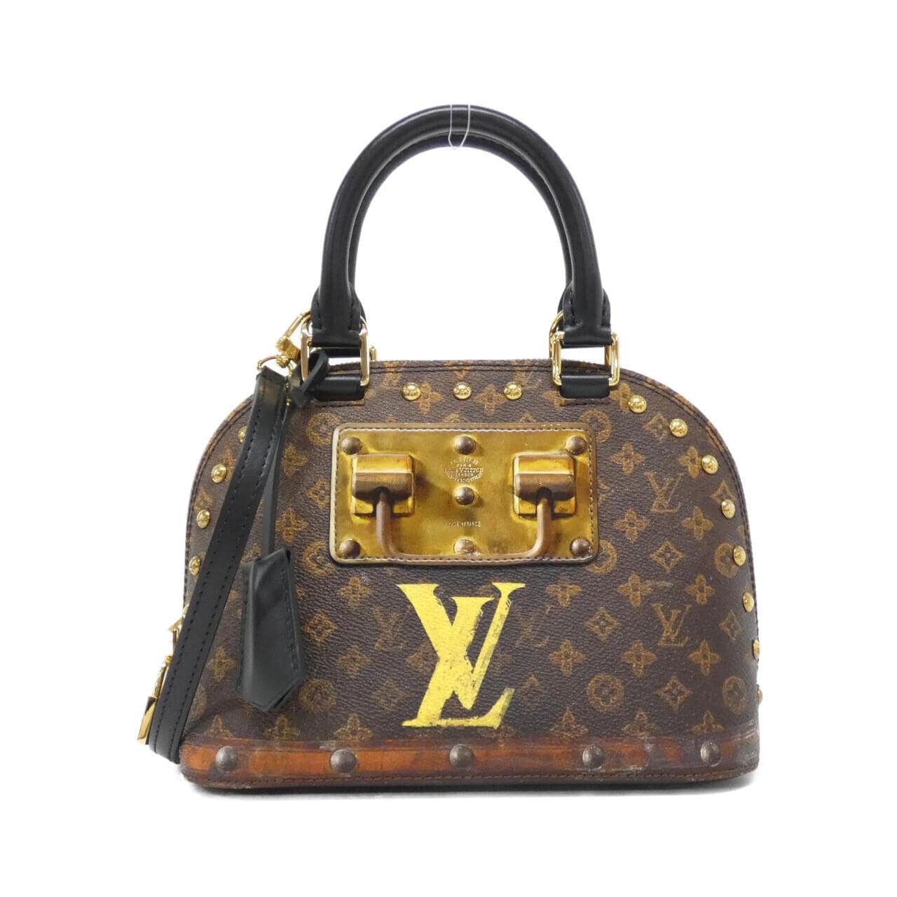LOUIS VUITTON Alma M52743 Bag Monogram Black