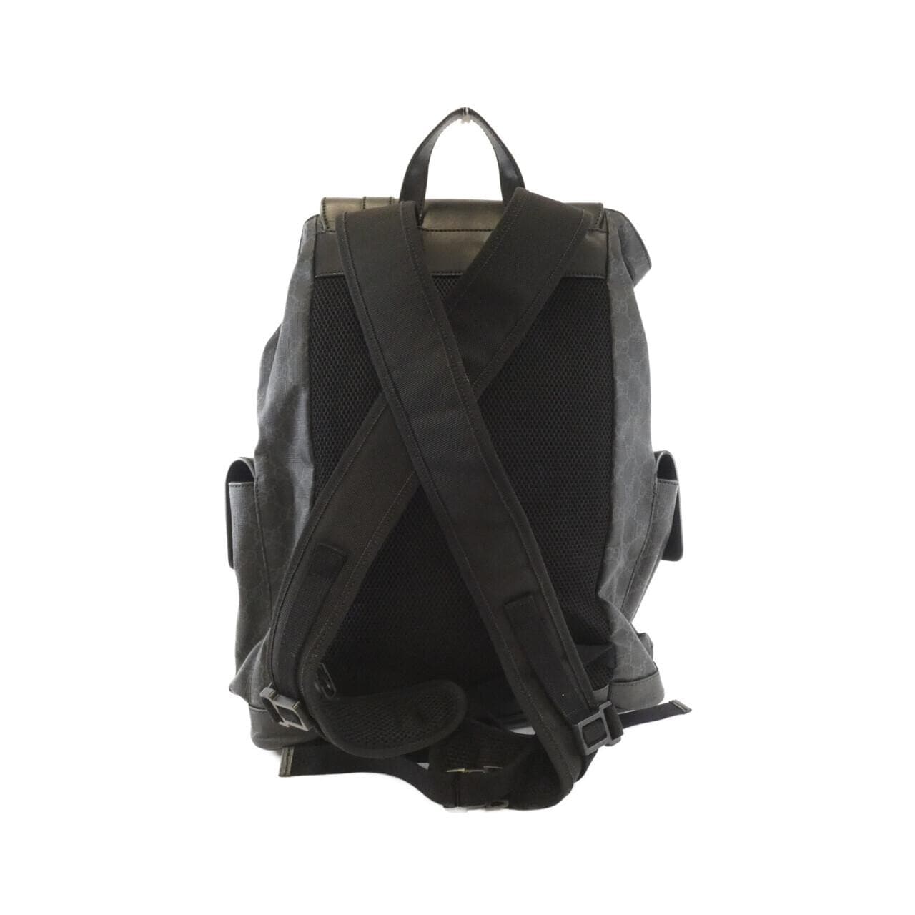 GUCCI 495563 K9R8X Backpack Canvas 黑色 帆布 - 縮圖 2