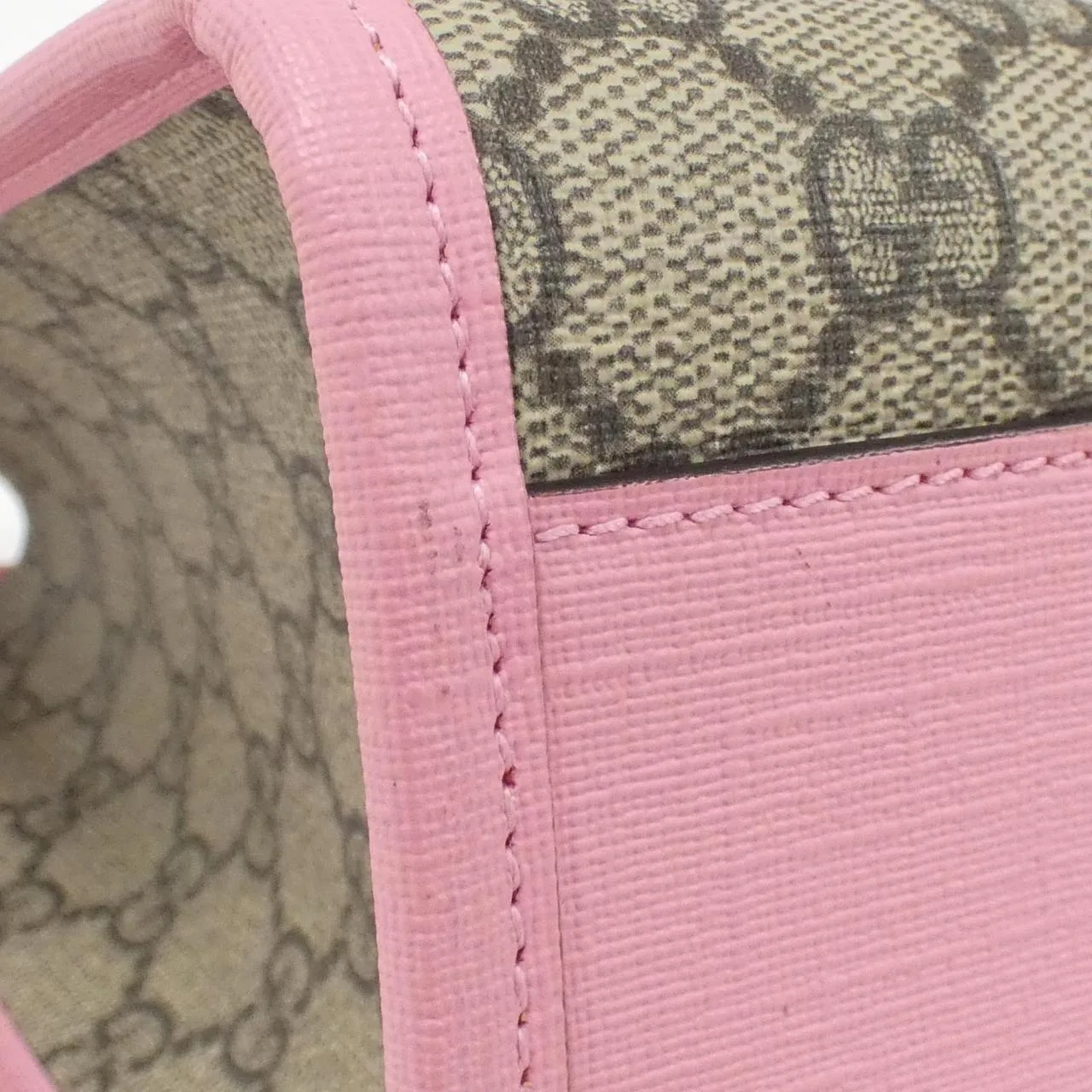 GUCCI 630589 9U8RN Handbag Canvas 米色 帆布 中古品A - 縮圖 3